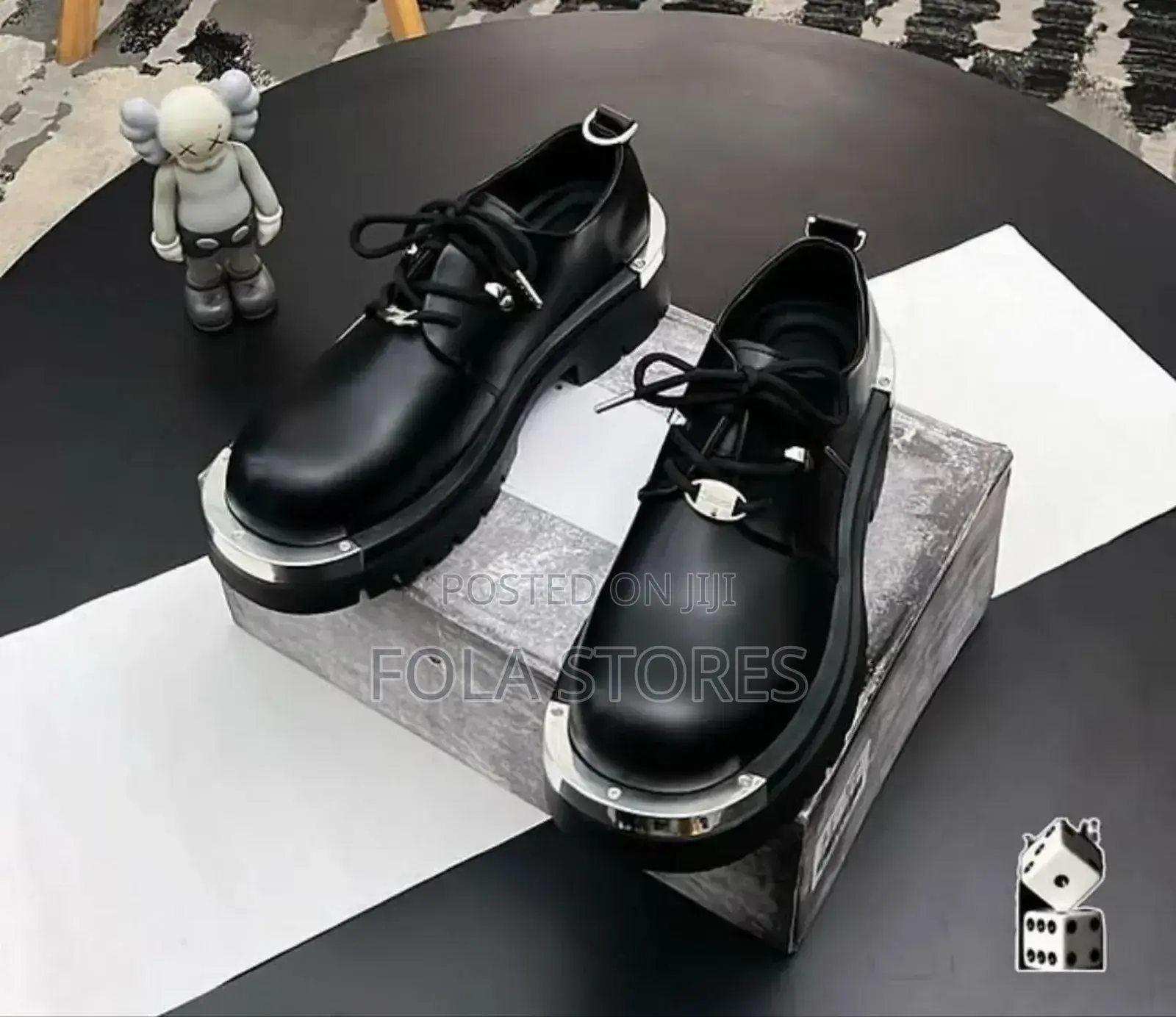 Steel Tipped Balanciaga Corporate Shoes