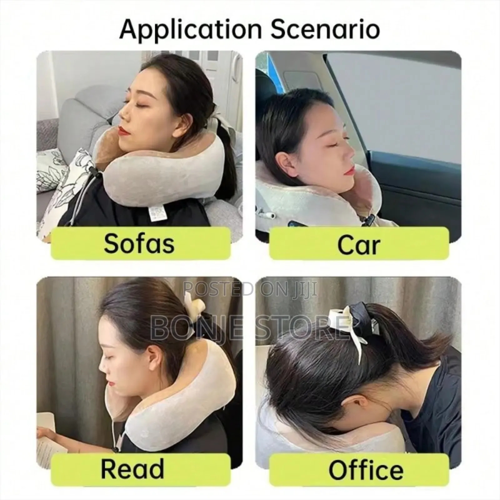 U-Shaped Neck Massage Pillow - Simulated Kneading Massage
