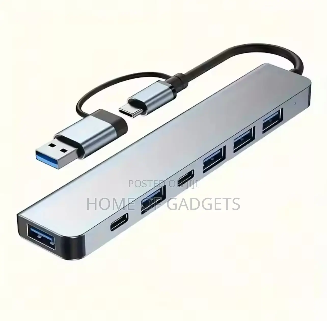 Aluminum 7 in 1 Usb Hub With Type C