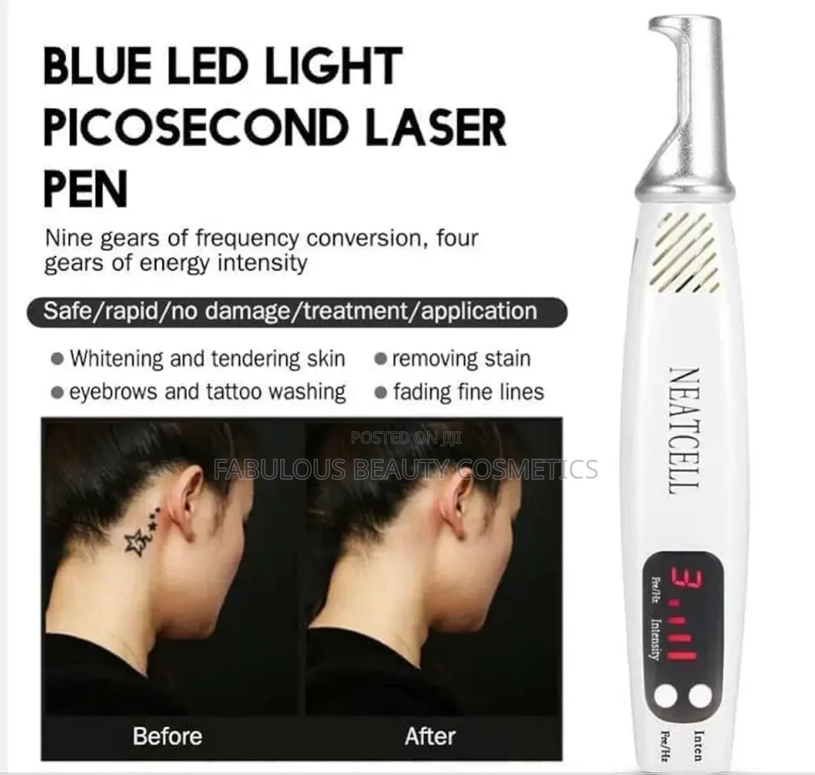 Picosecond Laser Pen Light Therapy Tattoo Scar Mole Removal