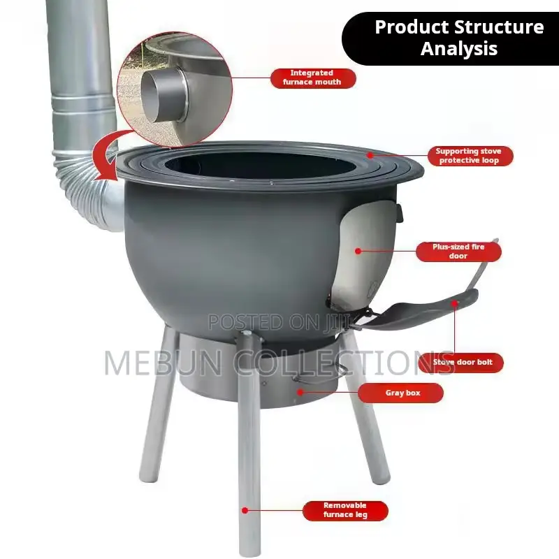 Outdoor Standing Fire and Charcoal Stove 43cm