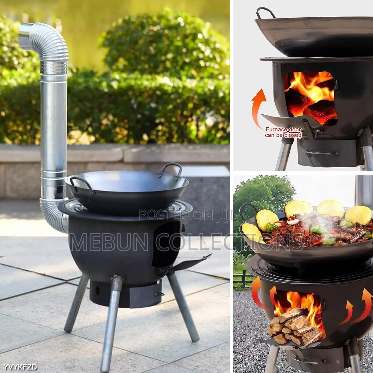 Outdoor Standing Fire and Charcoal Stove 43cm