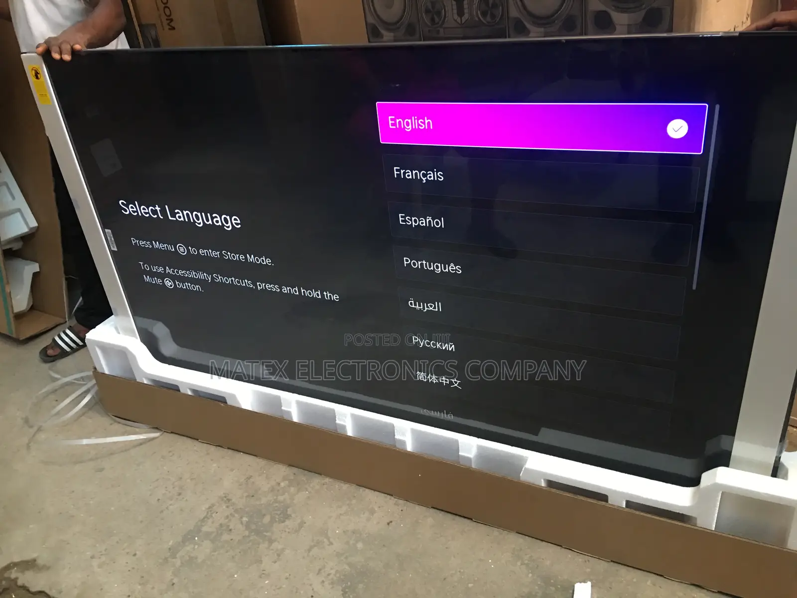 Lastest Model Hisense Qled 75incles Smart Frameless Tv