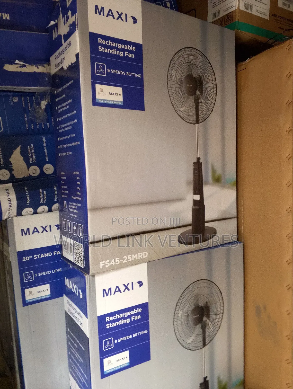 Maxi Standing Fan 18 Inches With 9 Speed