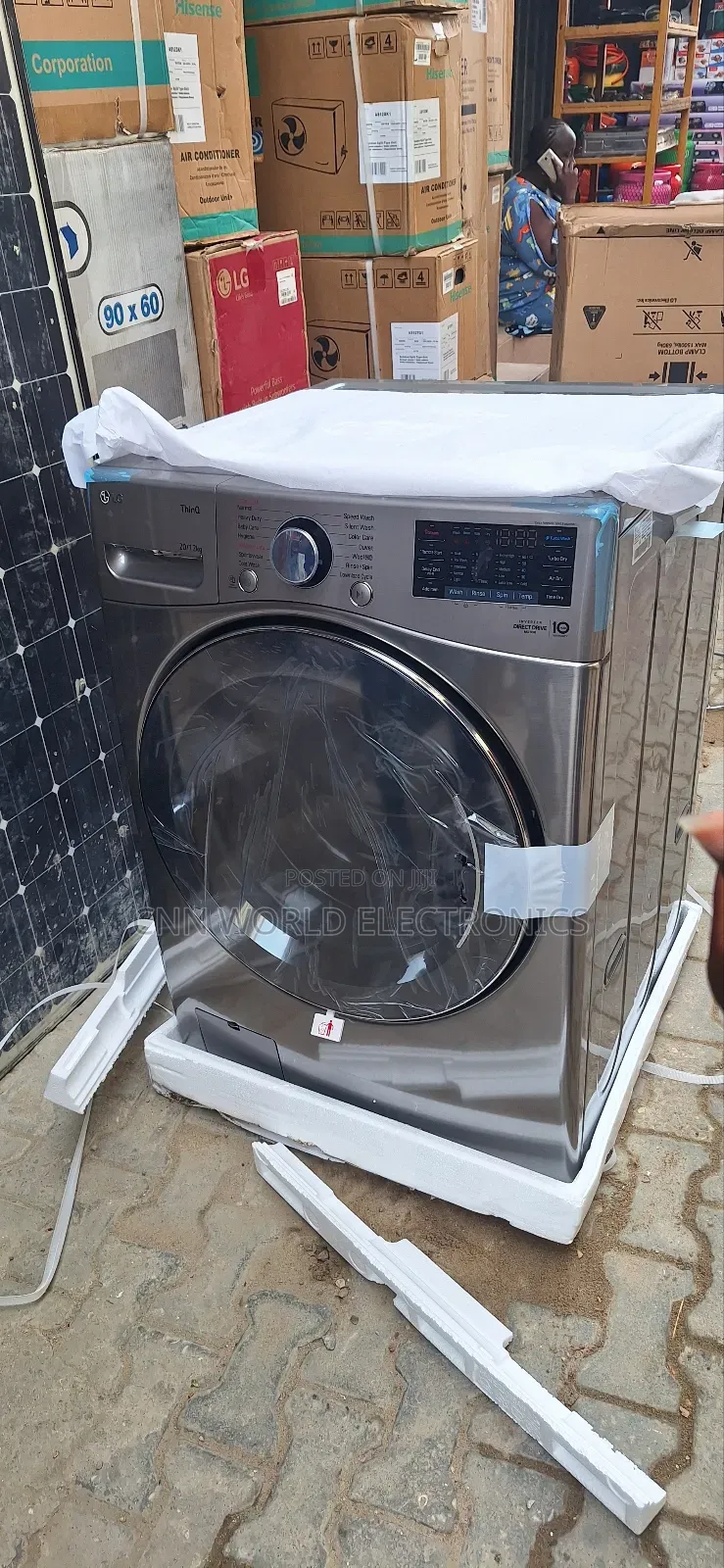 New Lg 20kg Inverter Front Loader Automatic Wash & Dryer