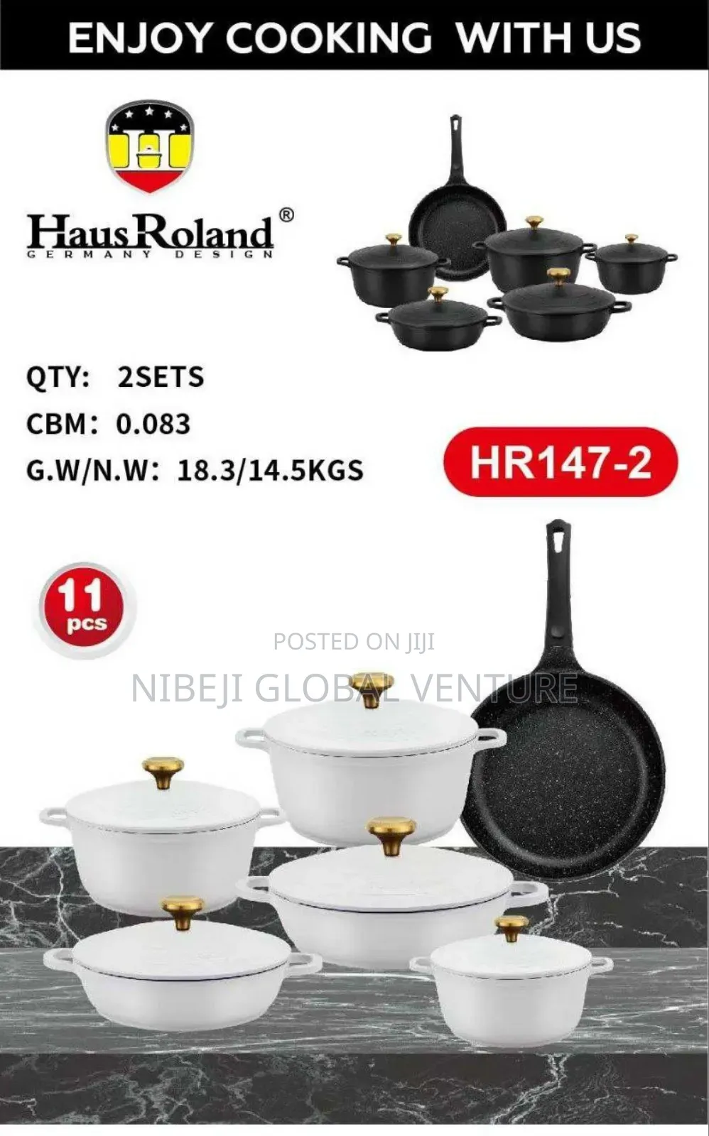 Hausroland Cast Aluminum Pot