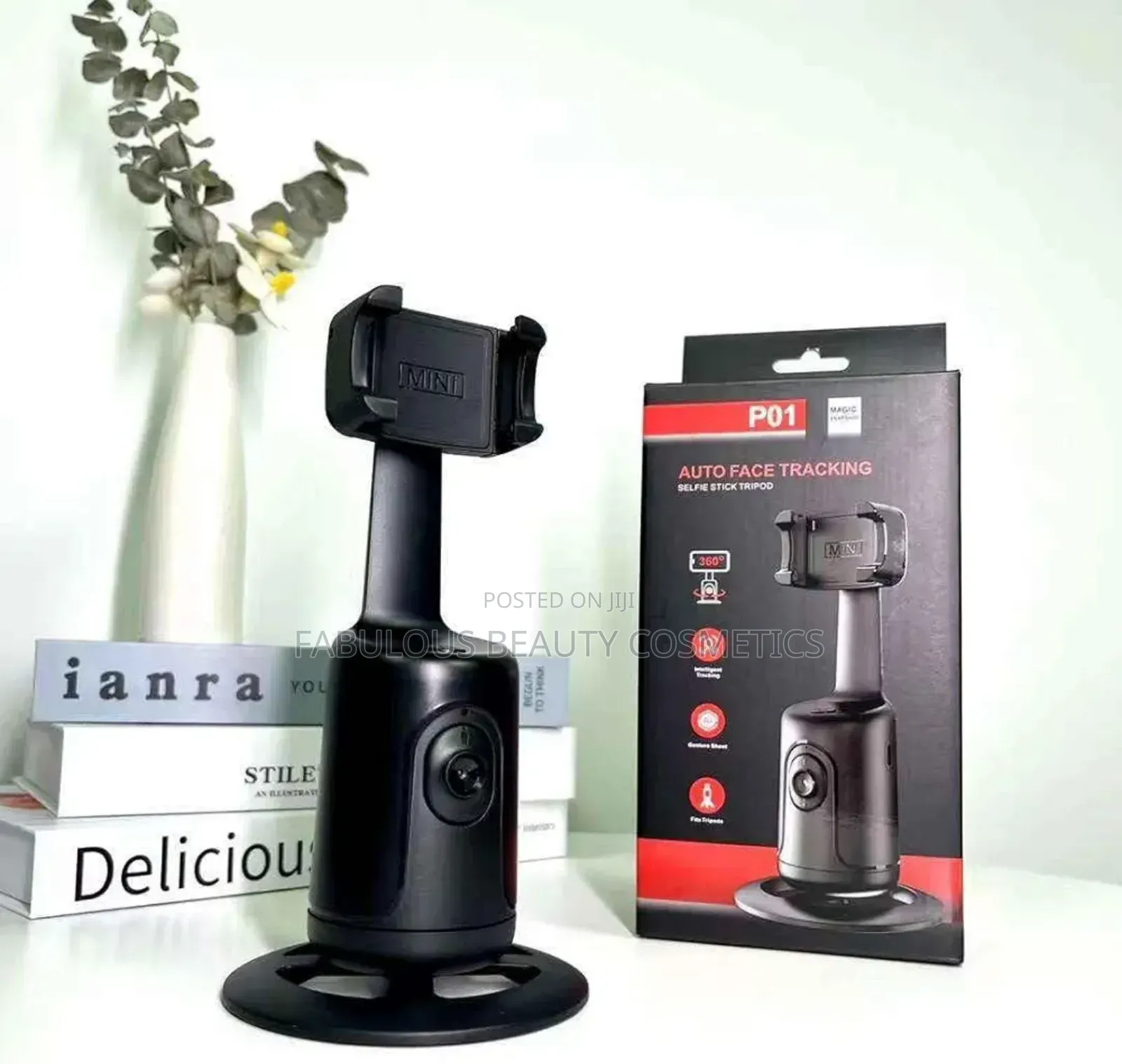 Intelligent Tripod With Auto Face Tracking - 360° Rotation