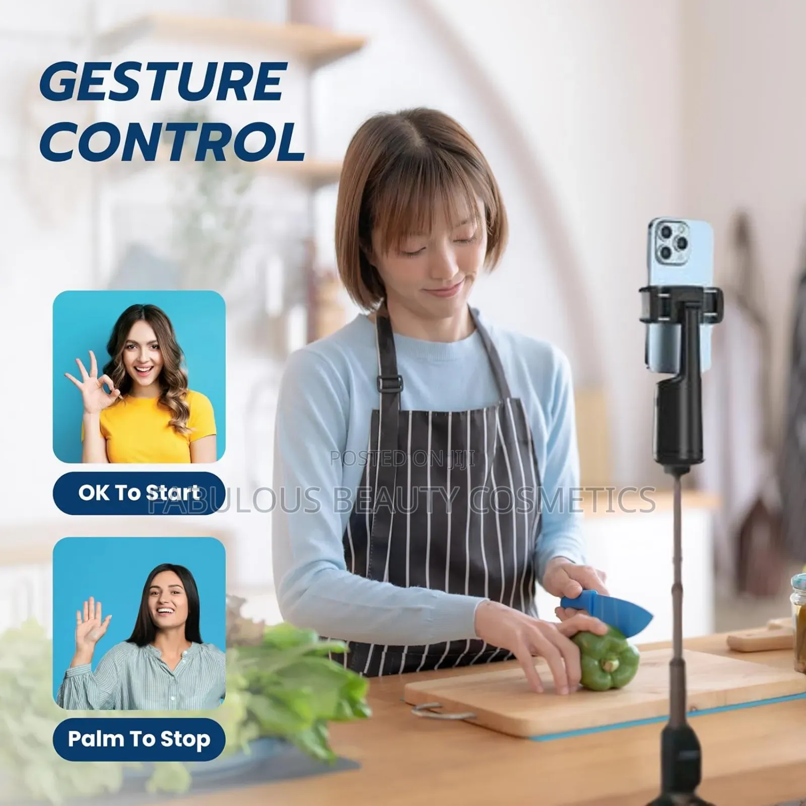 Intelligent Tripod With Auto Face Tracking - 360° Rotation