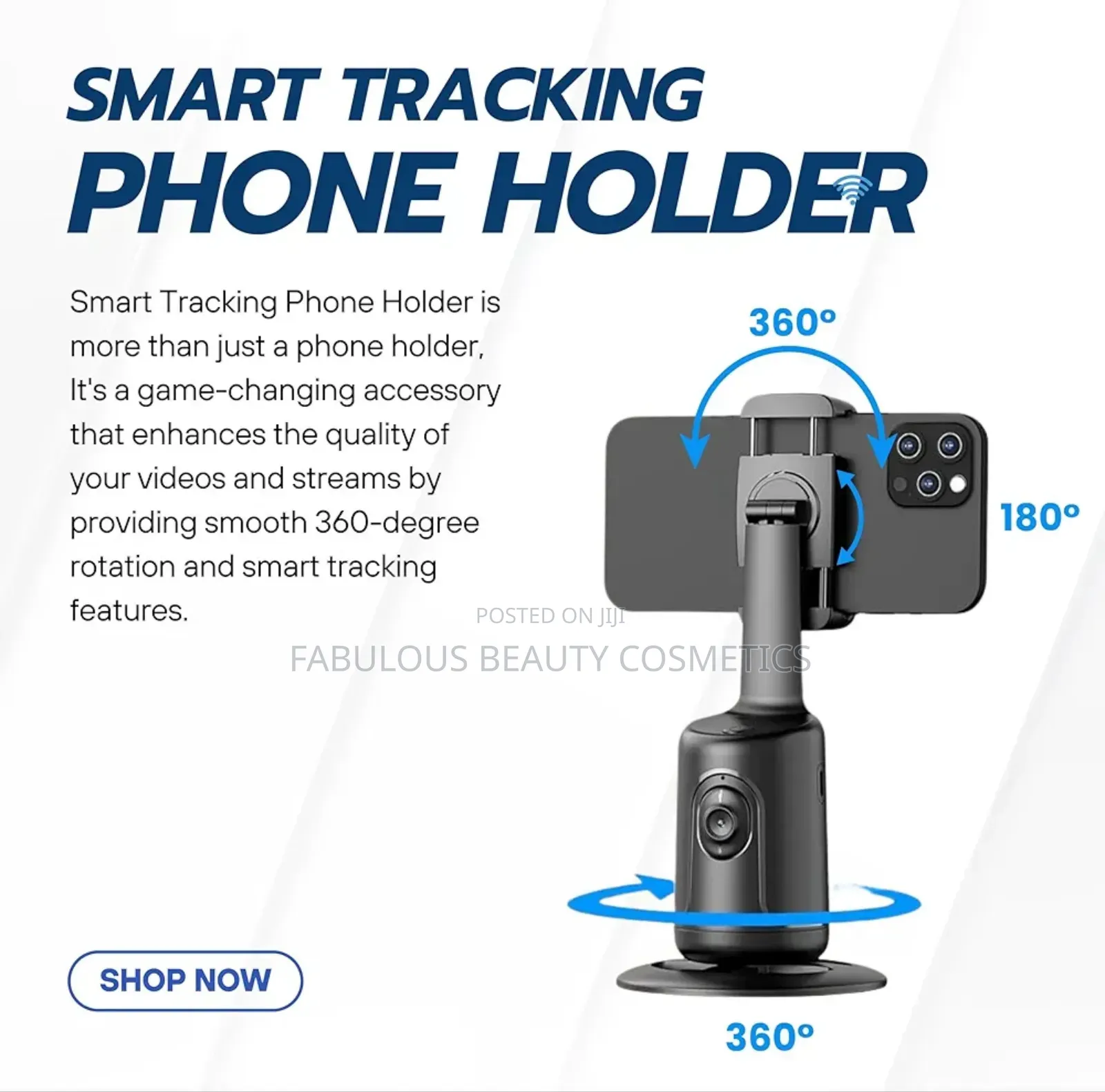 Intelligent Tripod With Auto Face Tracking - 360° Rotation