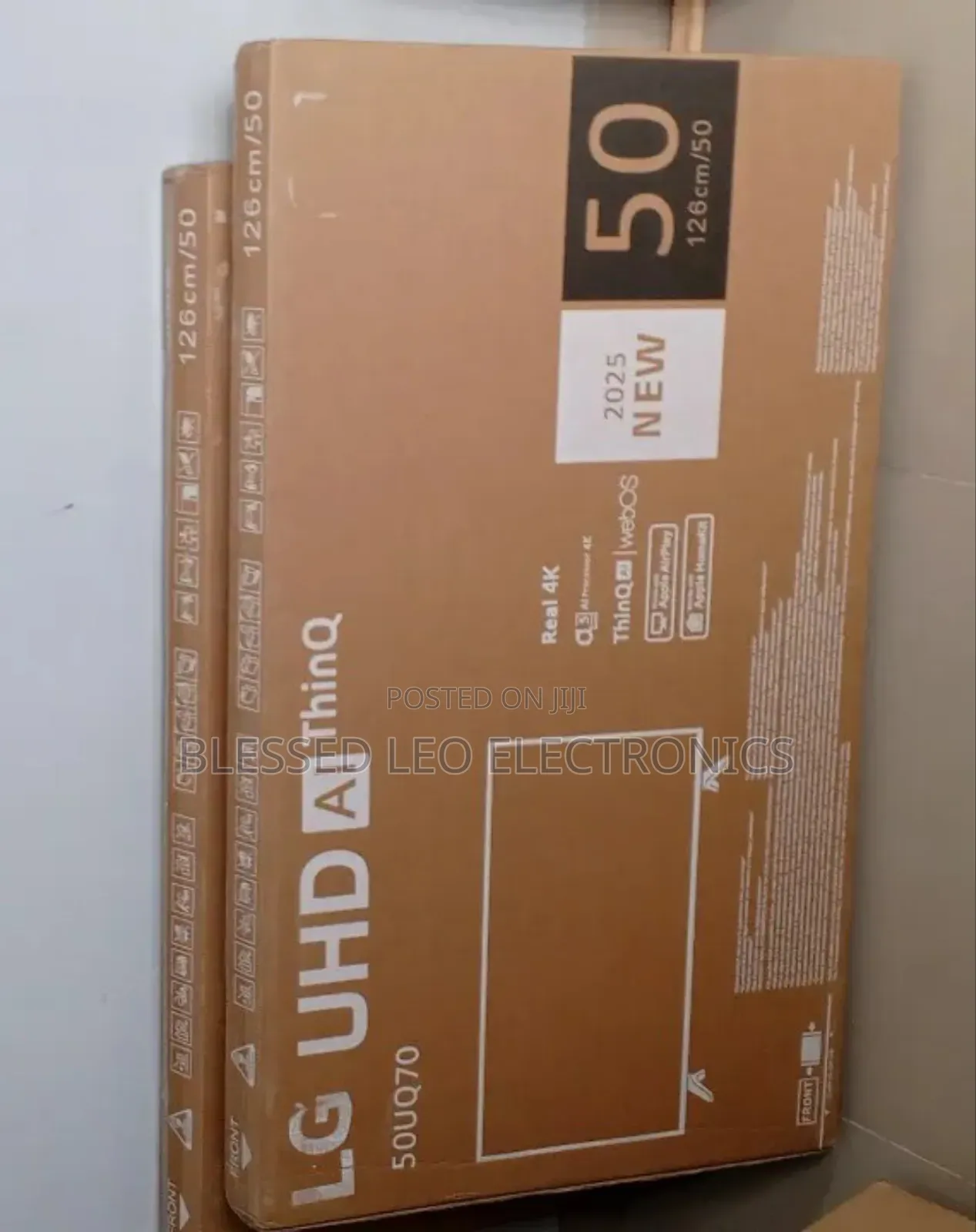 50 Inches Clean Display Frameless Webos Tv