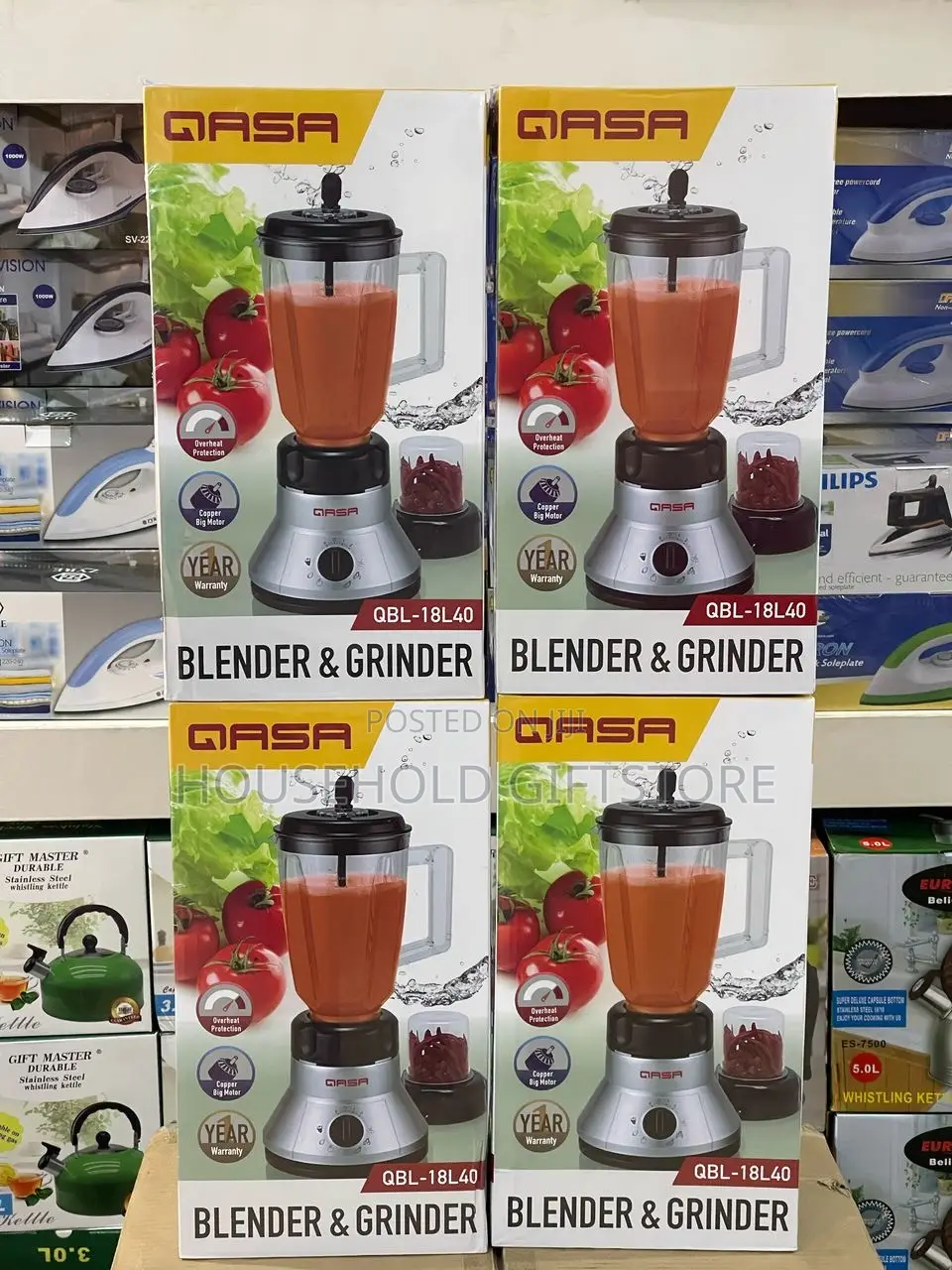 Qasa 2 in 1 Blender and Grinder