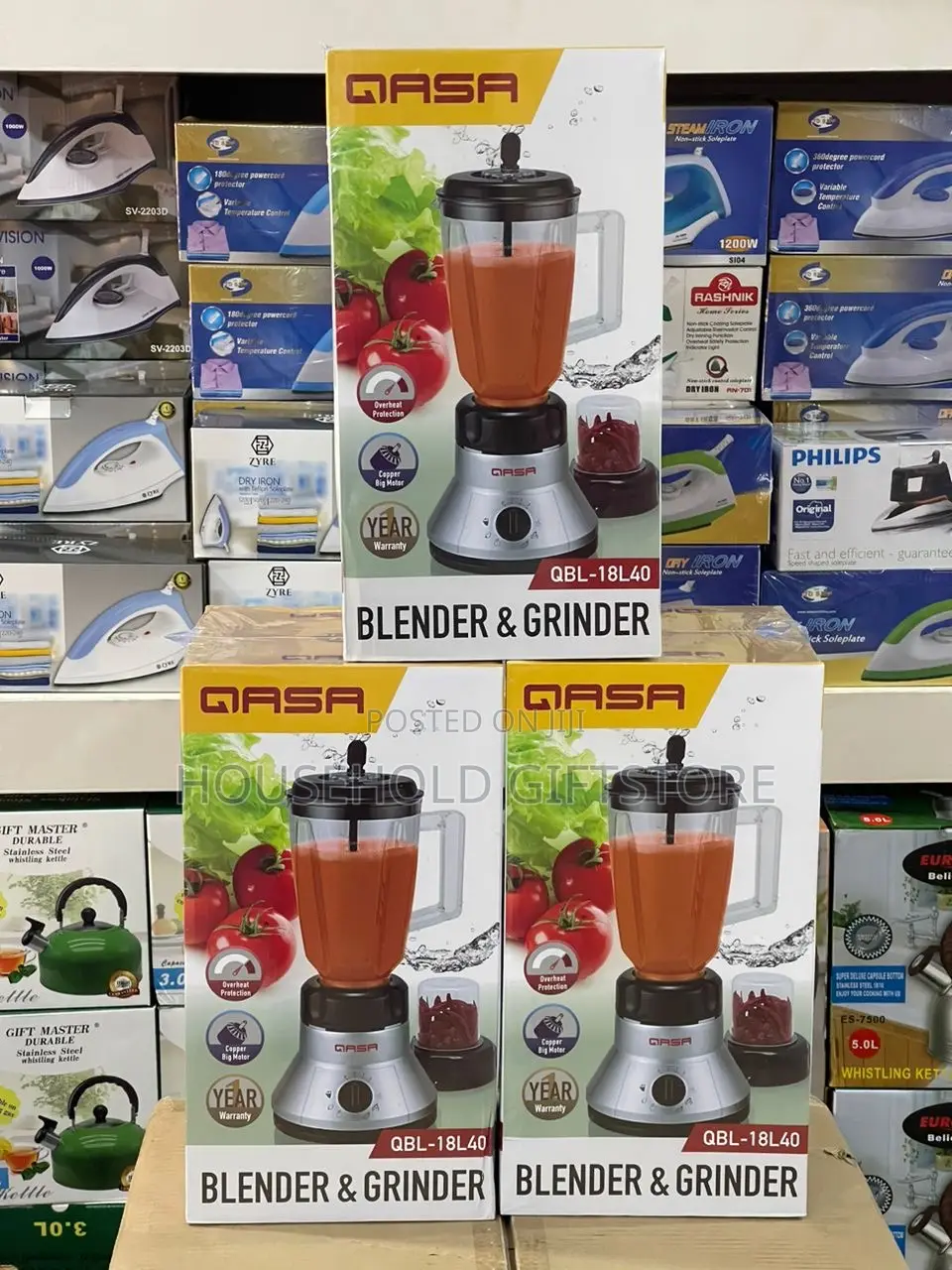 Qasa 2 in 1 Blender and Grinder