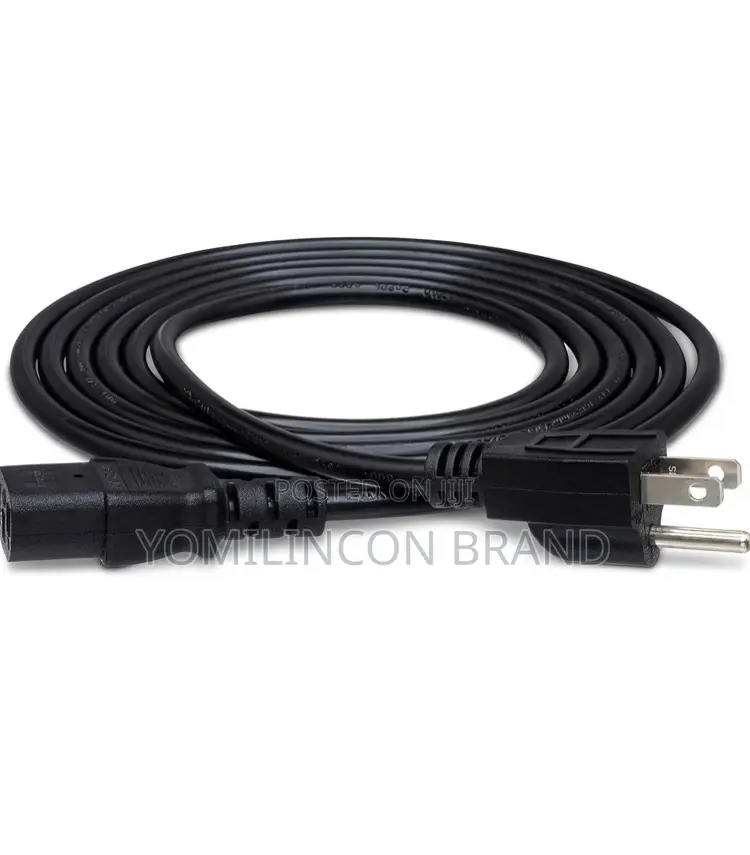 Hosatech PWC-148 Power Cord 18 Awg, Iec C13 to Nema 5-15p