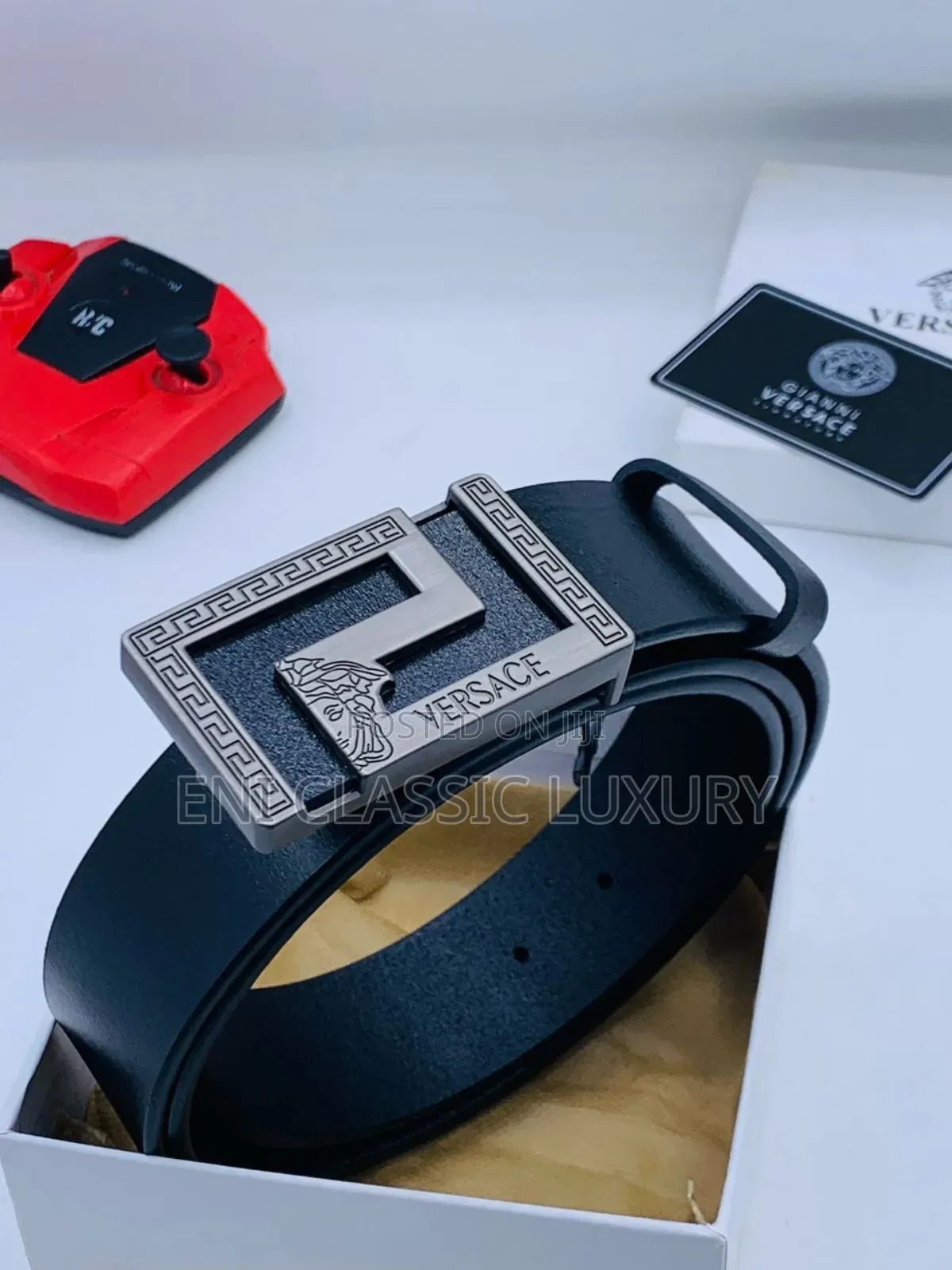 High Quality Luxury Designer Leather Belts Versace
