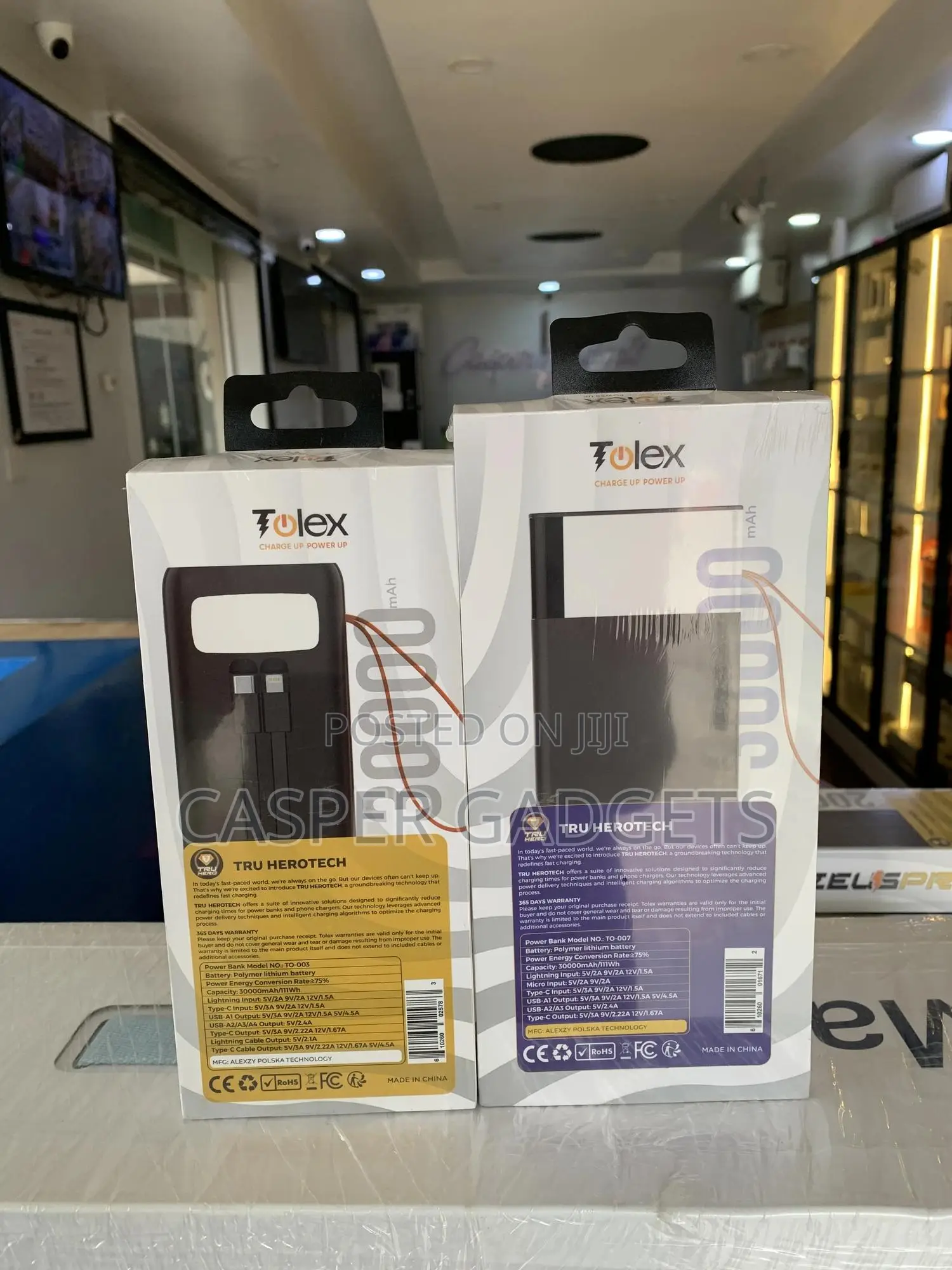 Tolex Power Bank 30,000mah