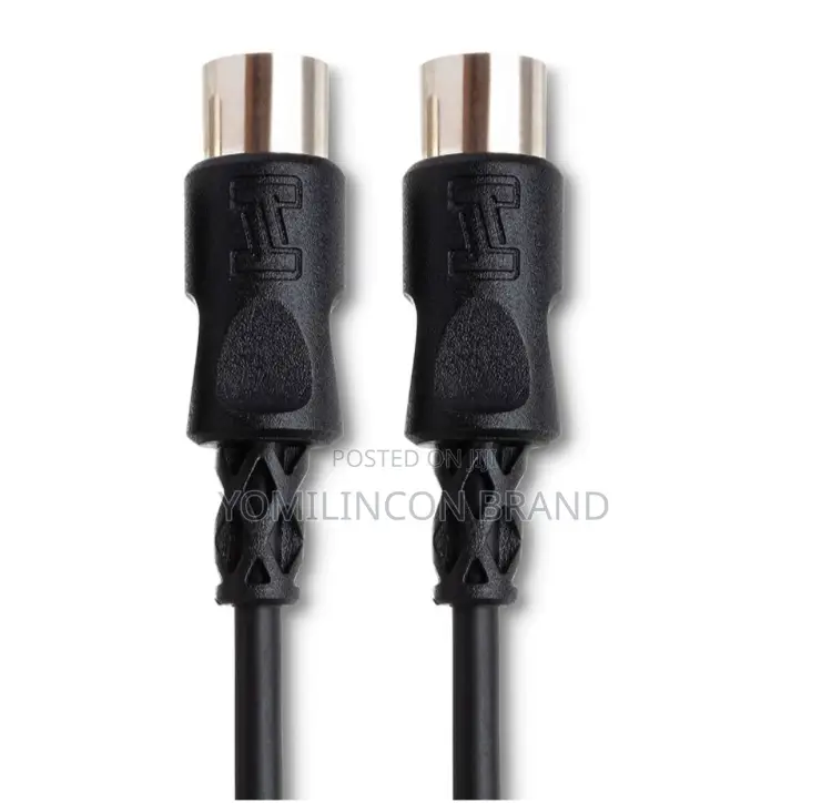 Hosatech Mid-303bk Midi Cable 5-Pin Din to Same 3ft