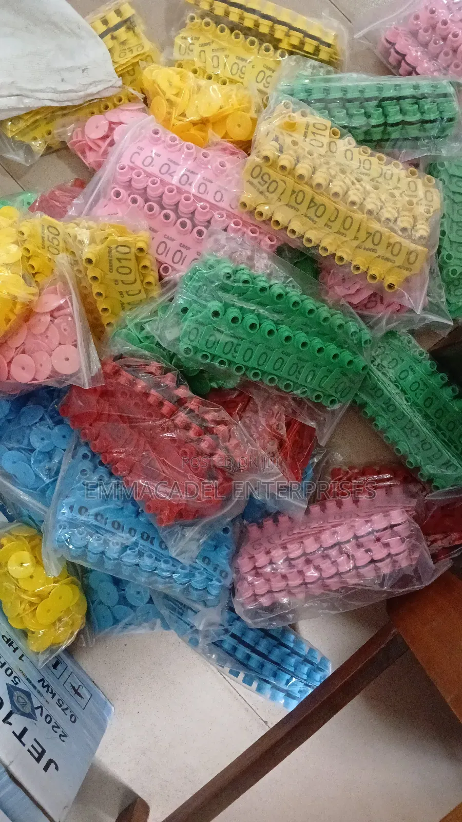 Pig Tags (Number)