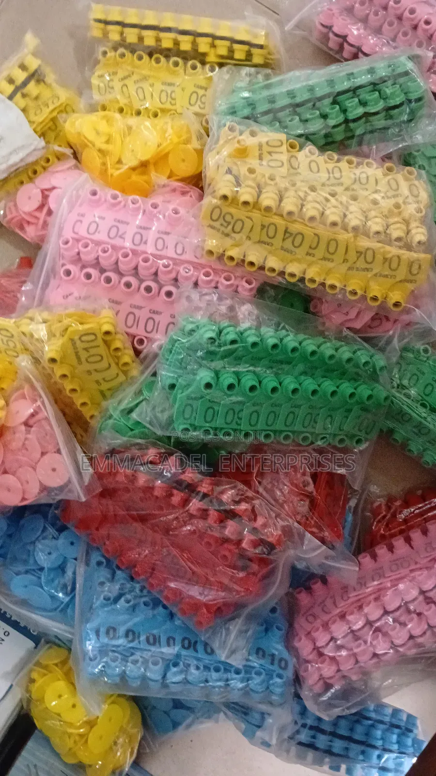 Pig Tags (Number)