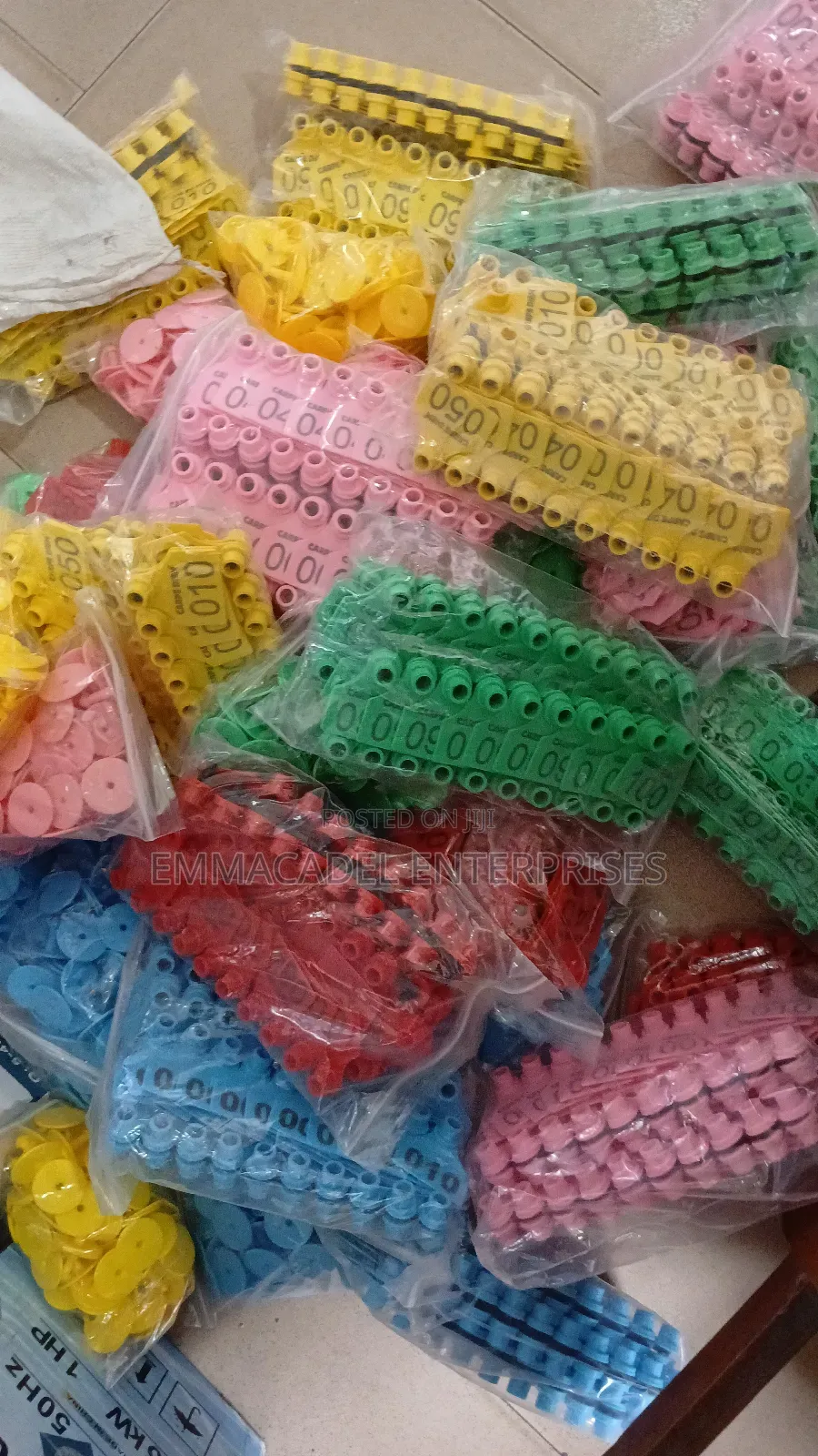 Pig Tags (Number)