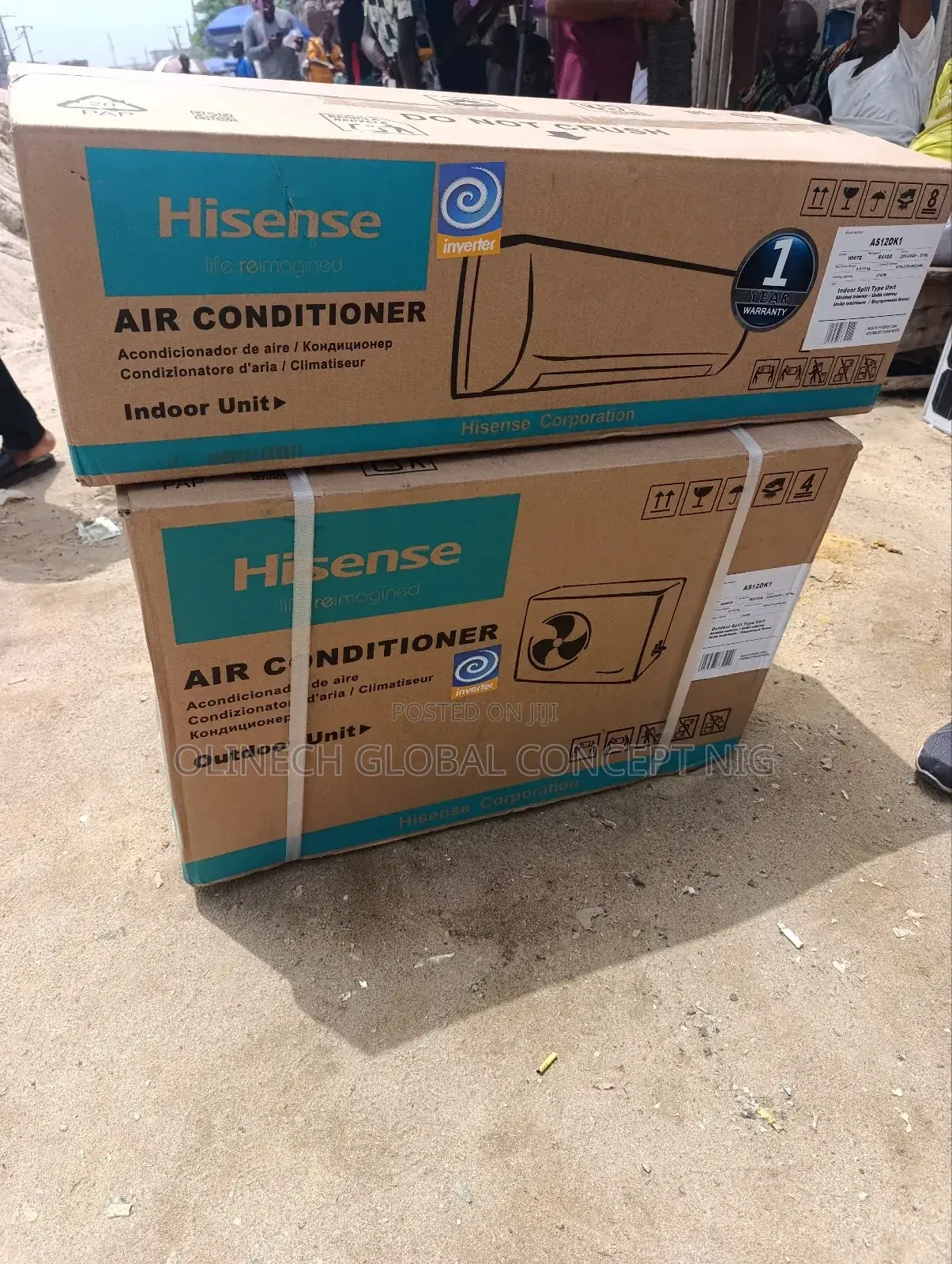 One And Half Horse Power Hisence Air Conditioner