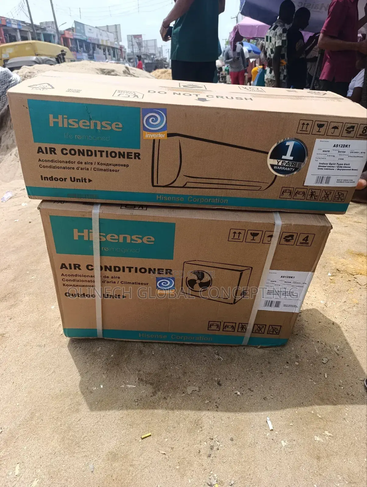 One And Half Horse Power Hisence Air Conditioner