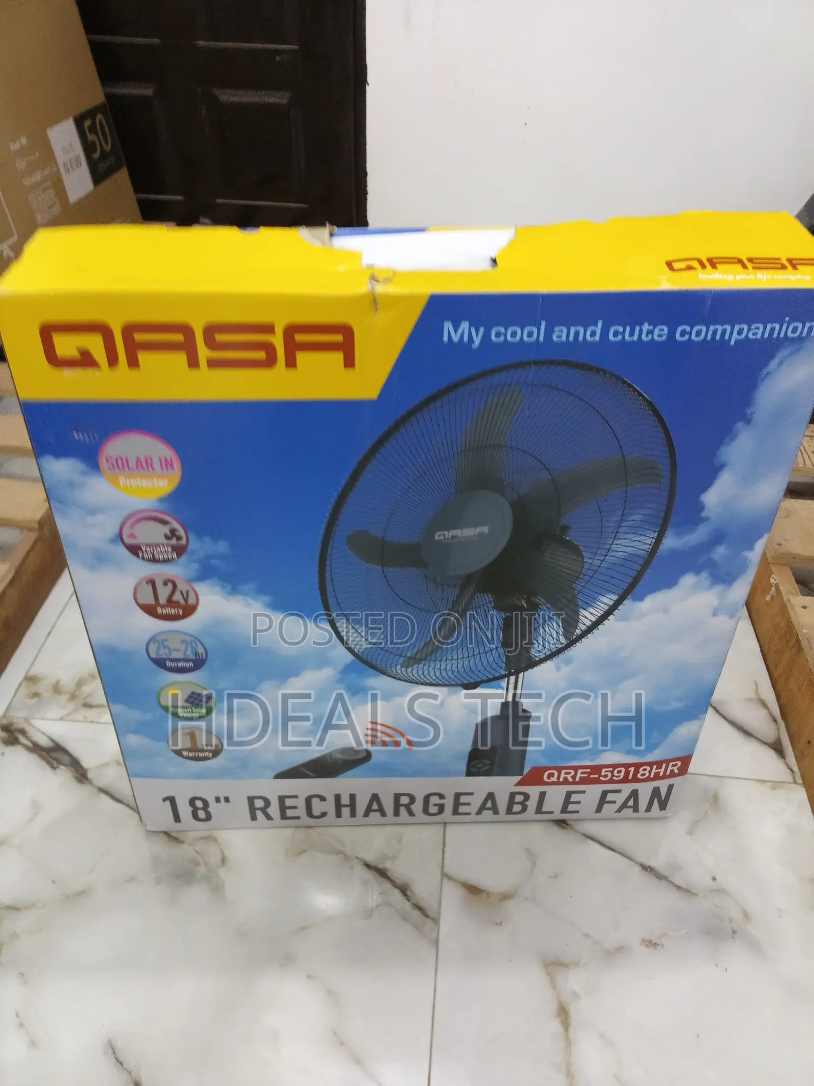 Qasa QRF-5918hr 18 Inch Fan - Strong and Durable