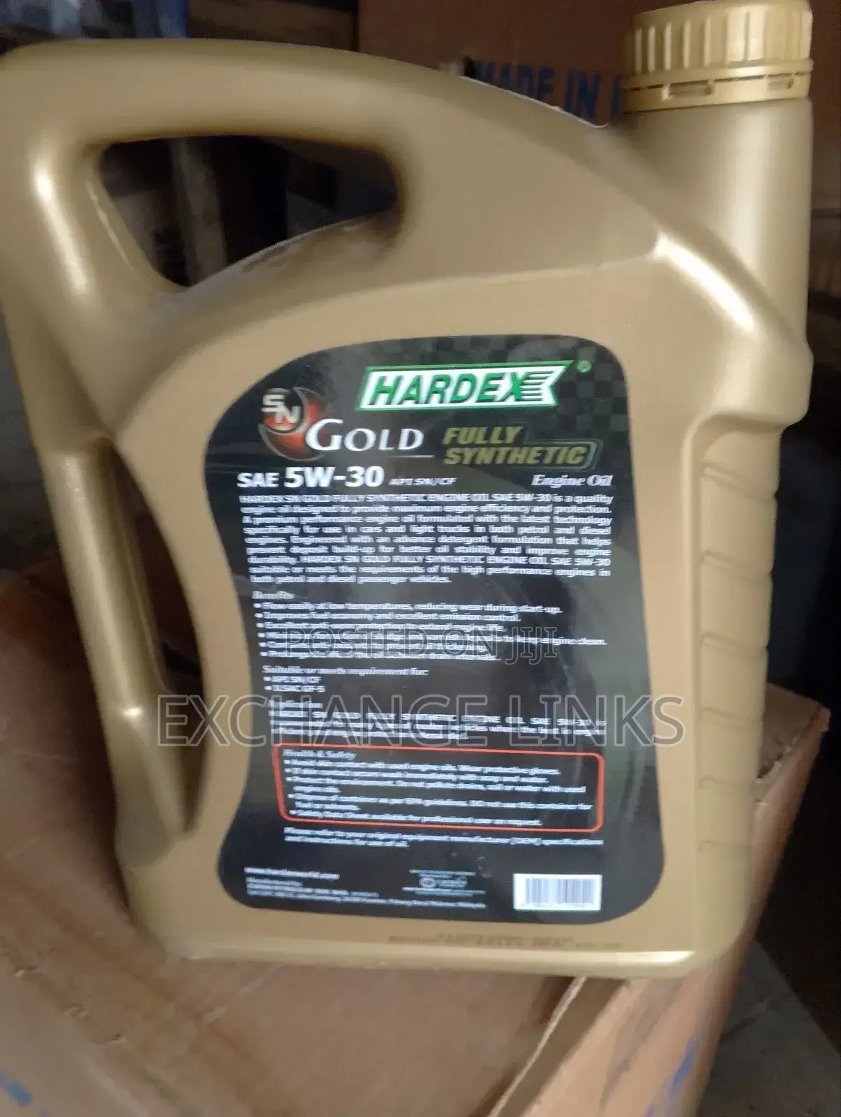 Hardex Gold Oil 5w-30 5l