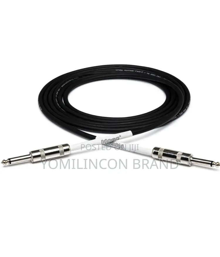 Hosatech GTR-210 Guitar Cable 10ft Hosa Straight to Same