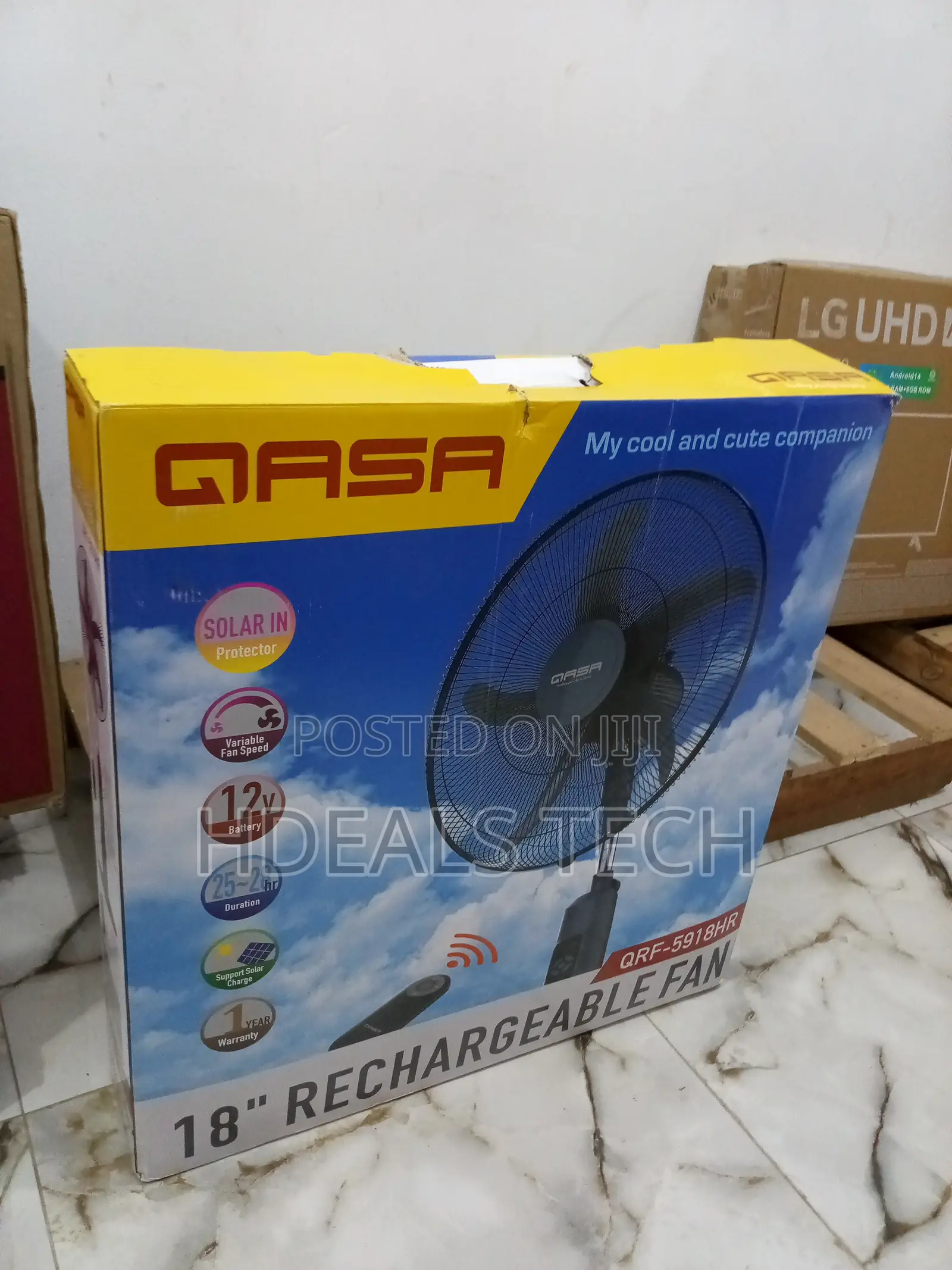 Qasa QRF-5918hr Standing Fan 18 Inches With Timer