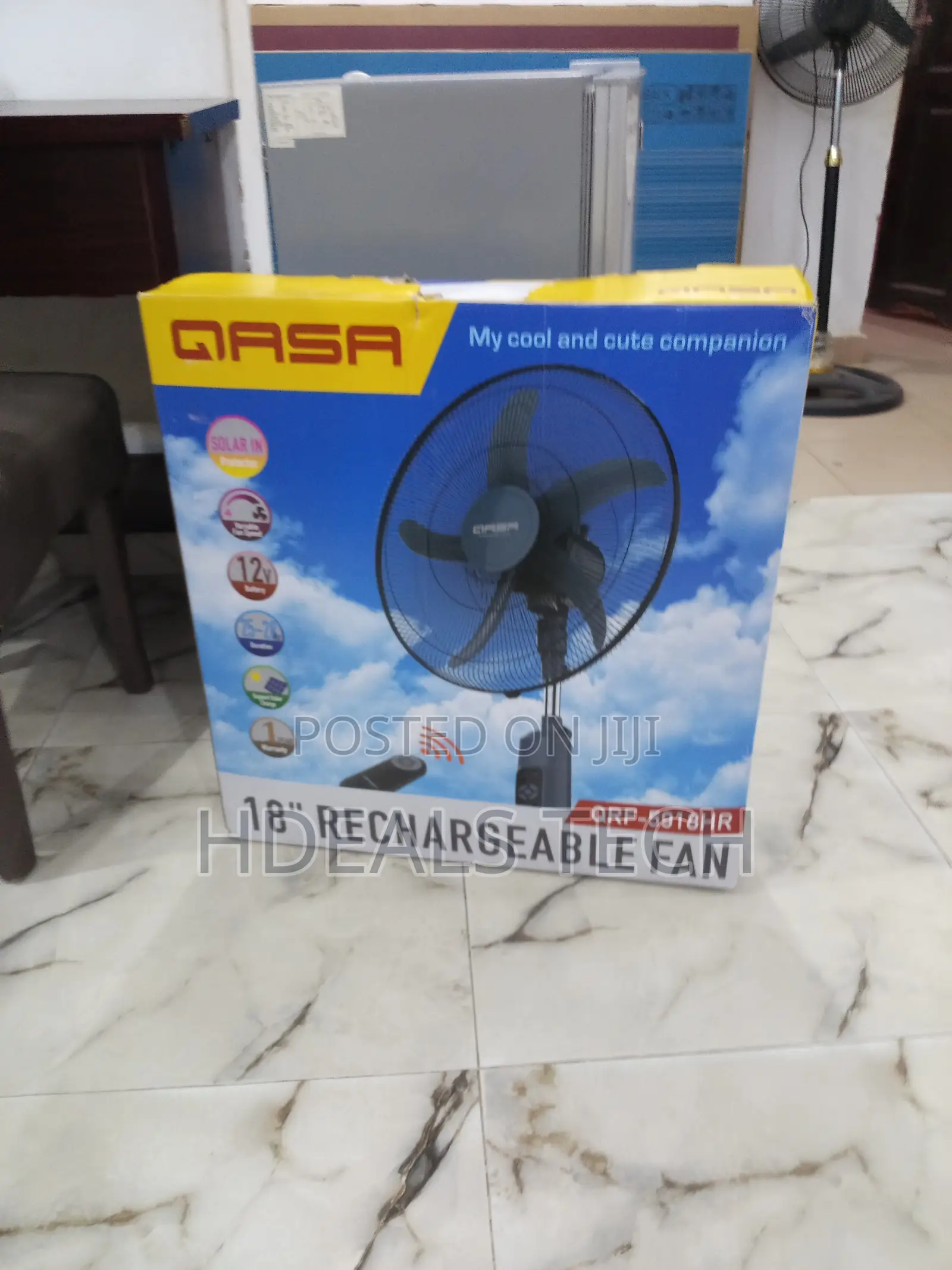 Qasa 18" Standing Fan QRF-5918hr - Strong Blades