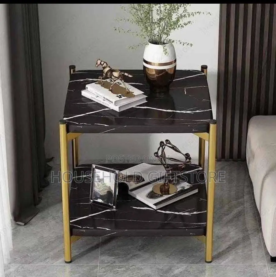 Faux Marble Nordic Side Stool