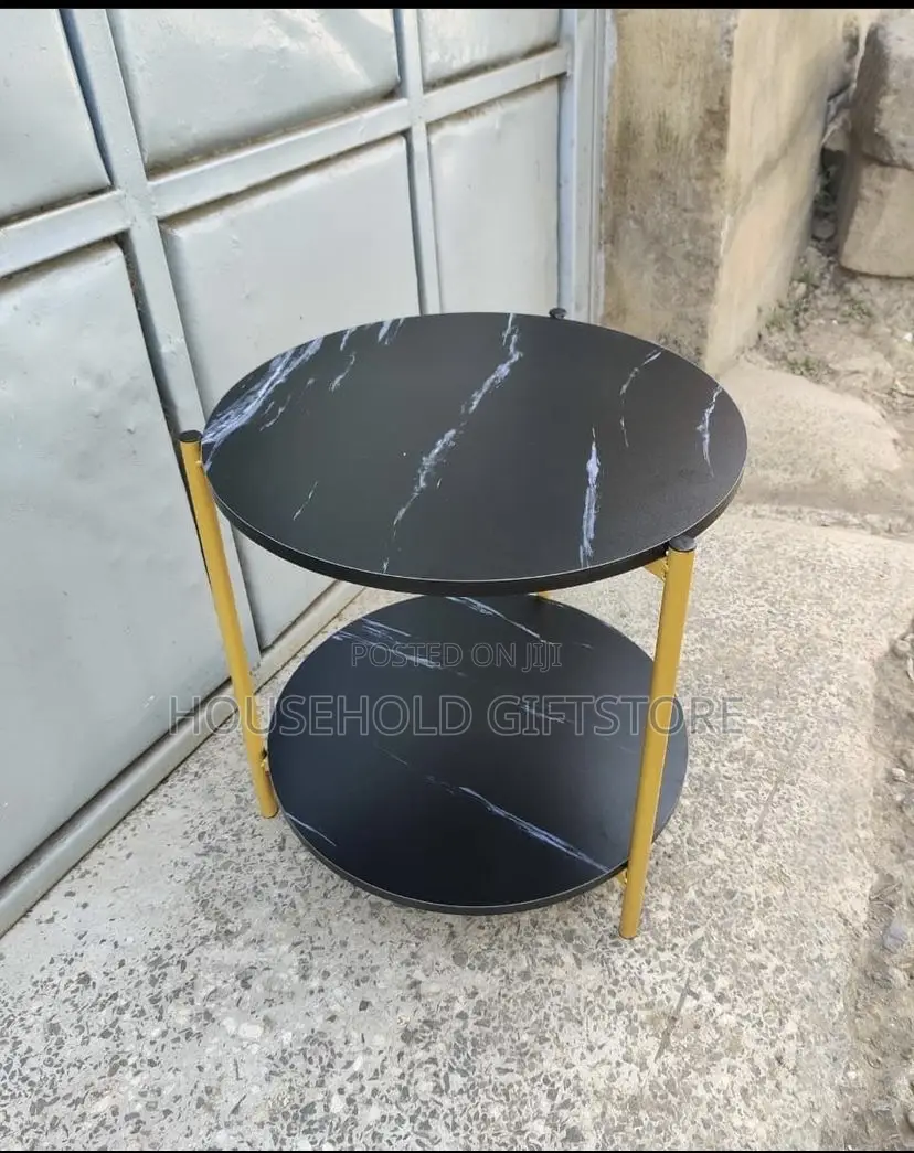 Faux Marble Nordic Side Stool