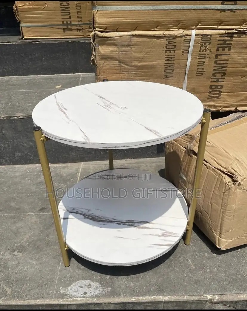Faux Marble Nordic Side Stool
