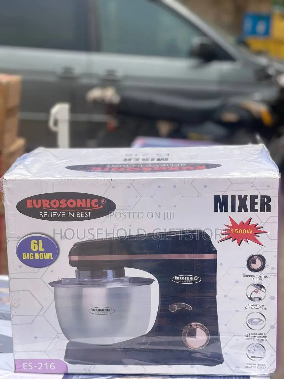 Eurosonic 6l Stand Mixer With Rotating Bowl