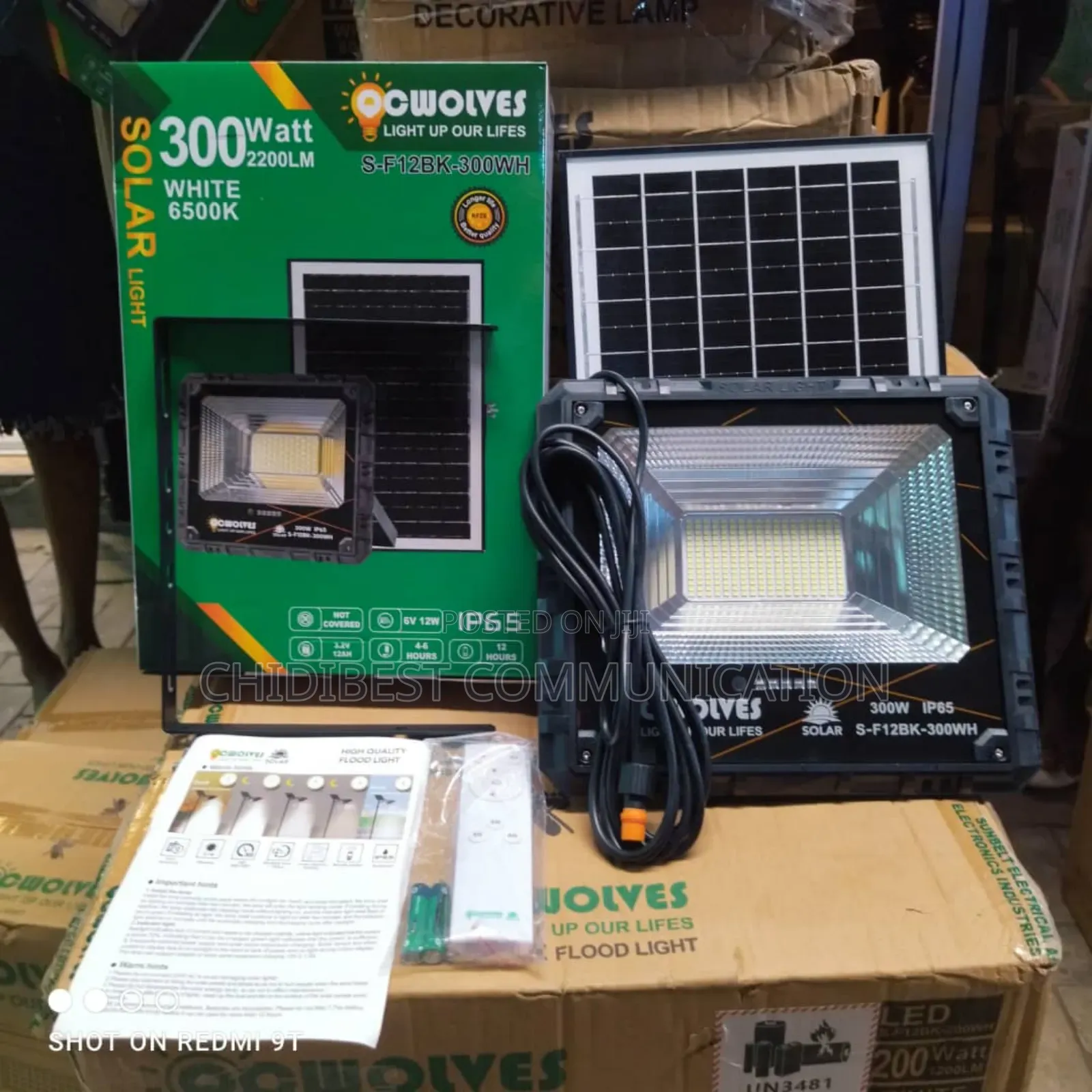 300wts Ocwolves Solar Flood Light Is Available