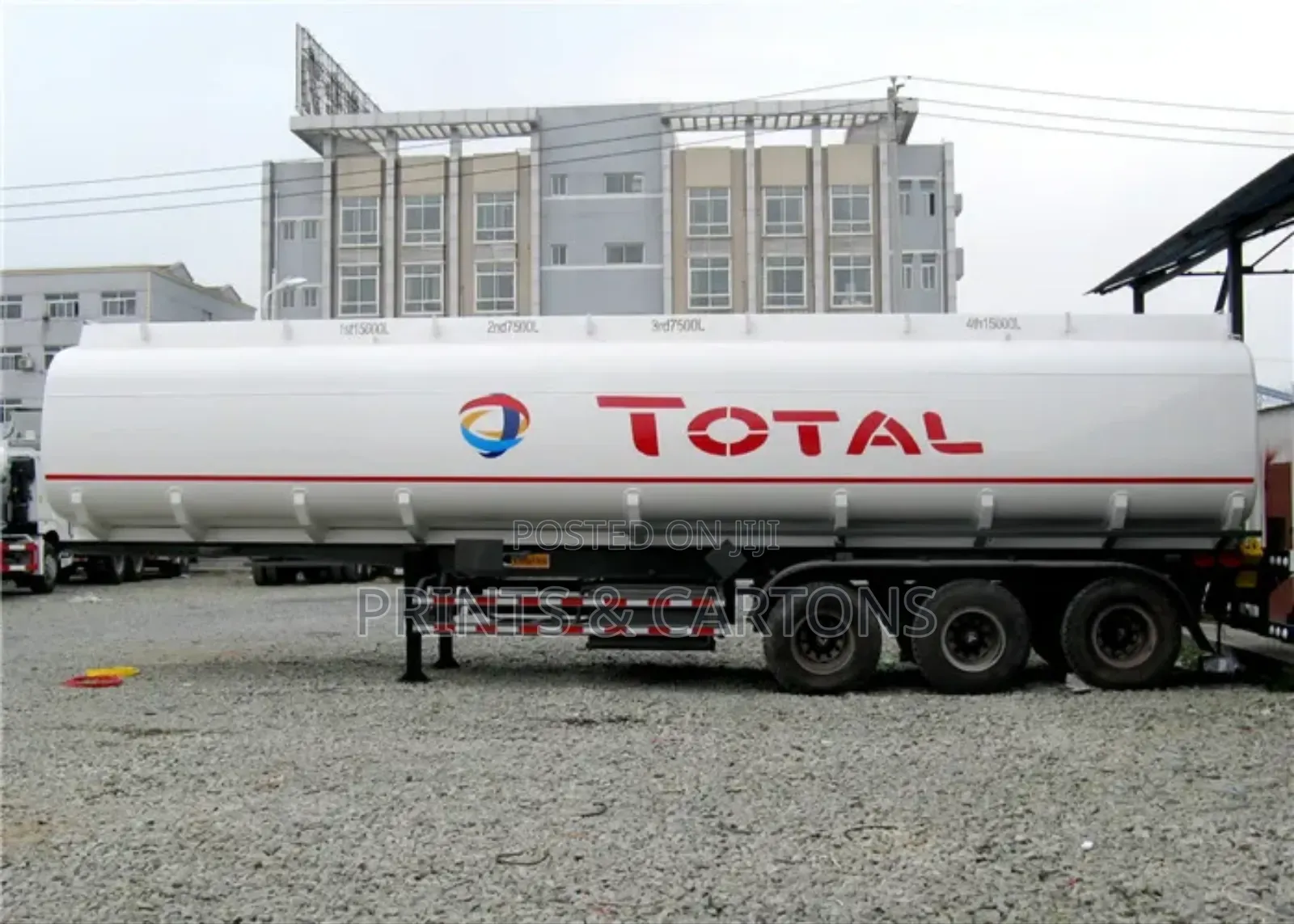 Branded Gas Tanker. #