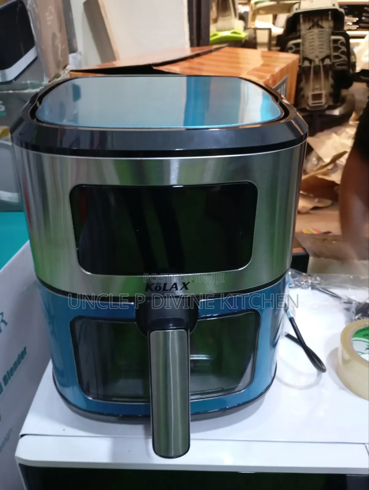 Kolax 6.5l Vision Door Digital Air Fryer,1700w.
