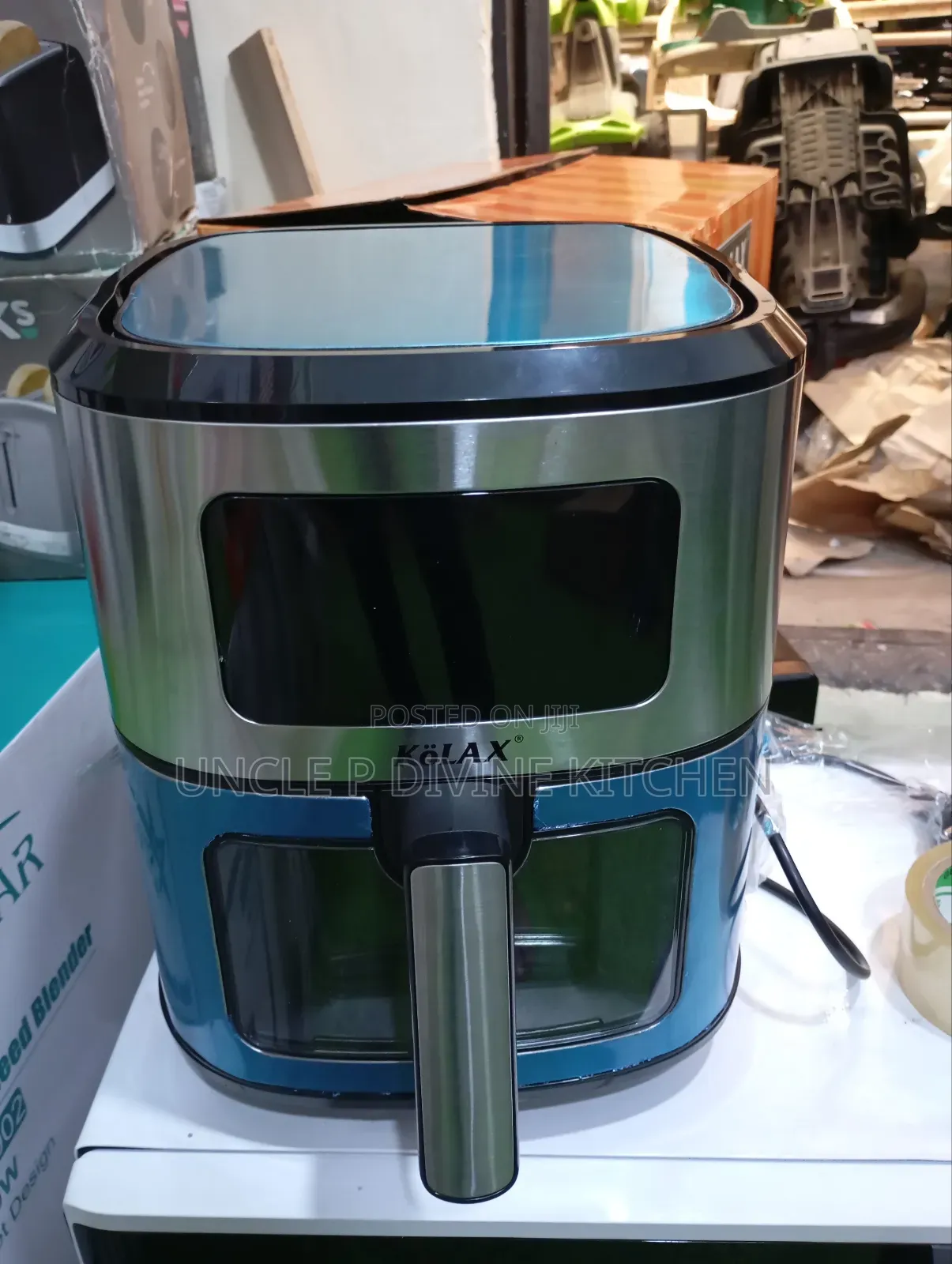 Kolax 6.5l Vision Door Digital Air Fryer,1700w.