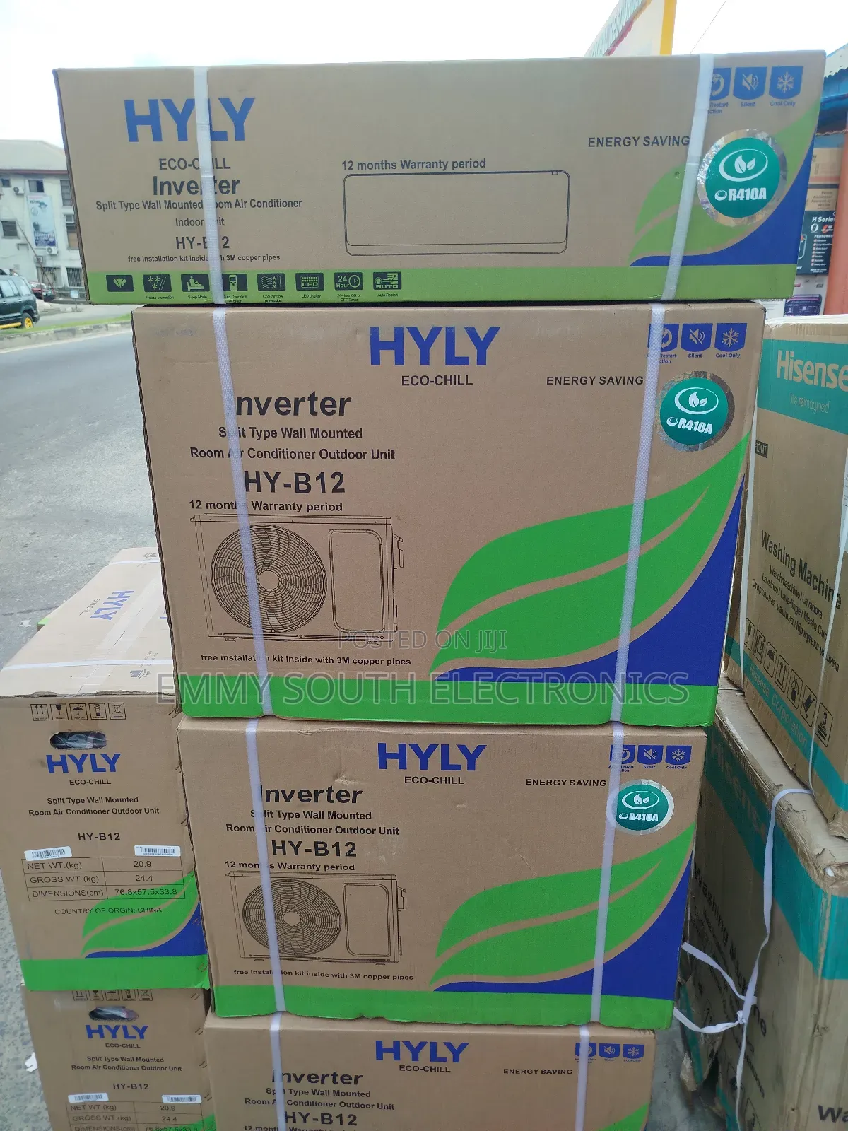 Hyly Inverter Copper Split Unit Air-Condition 1.5 Hp