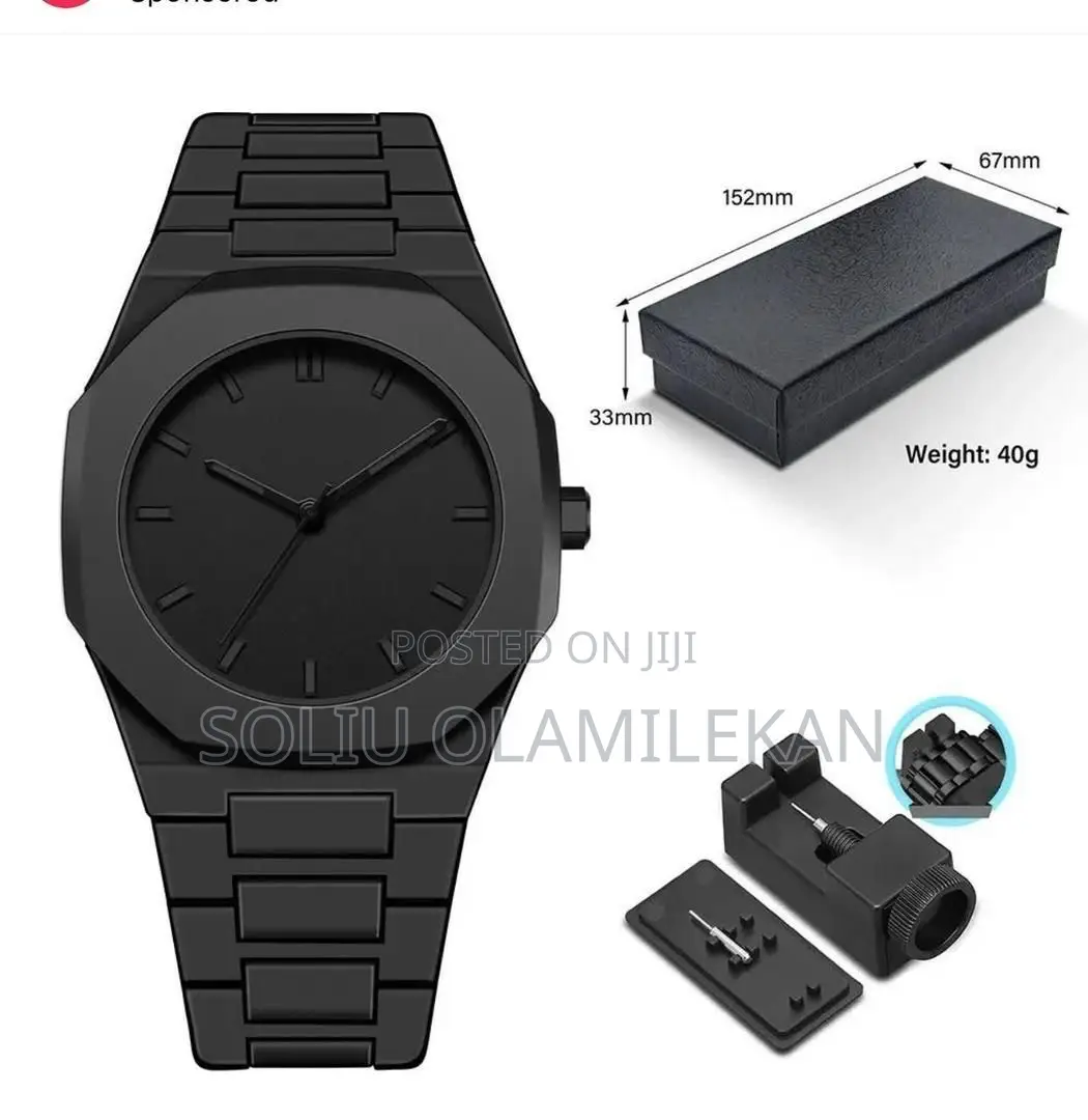 *Valenzo Wax Texture Chain Wristwatch
