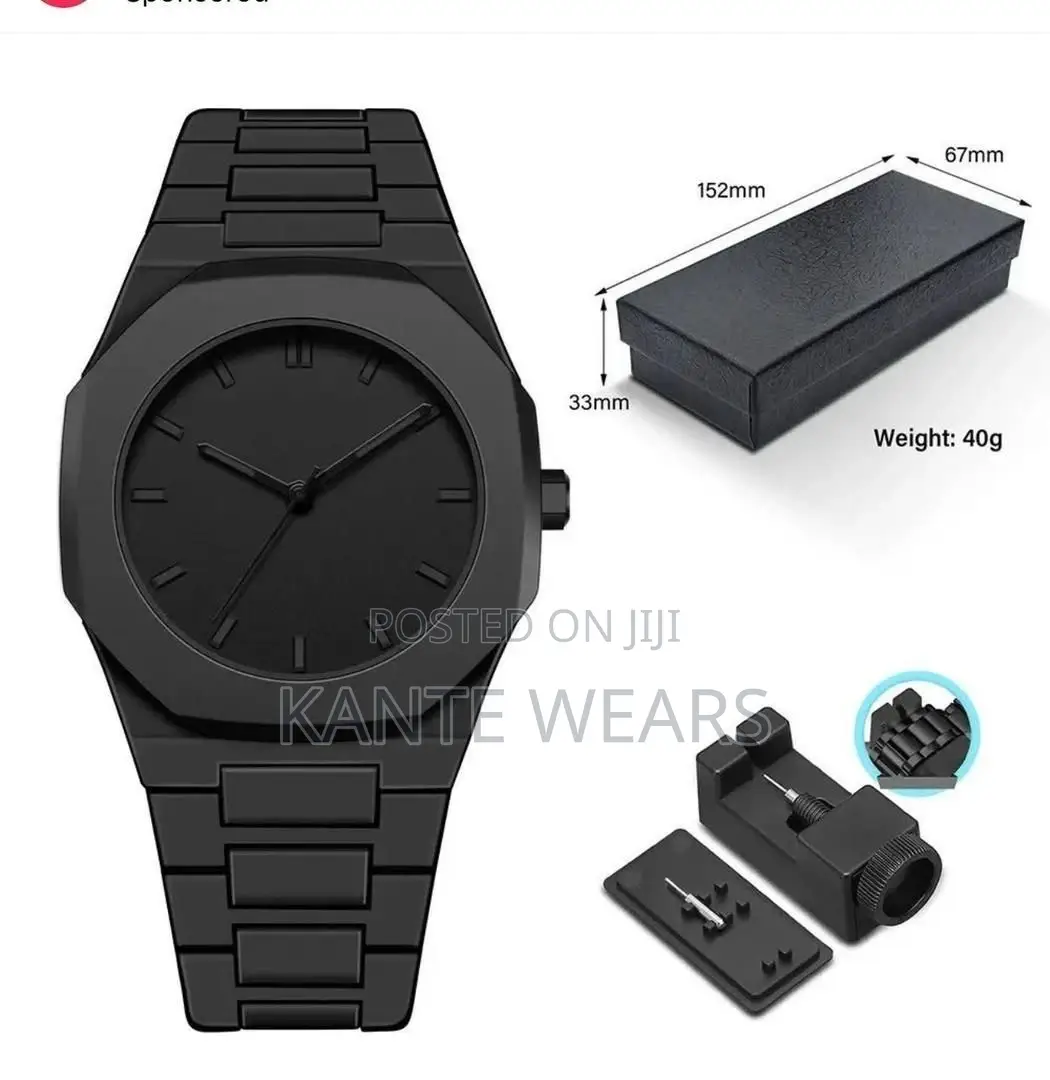 *Valenzo Wax Texture Chain Wristwatch