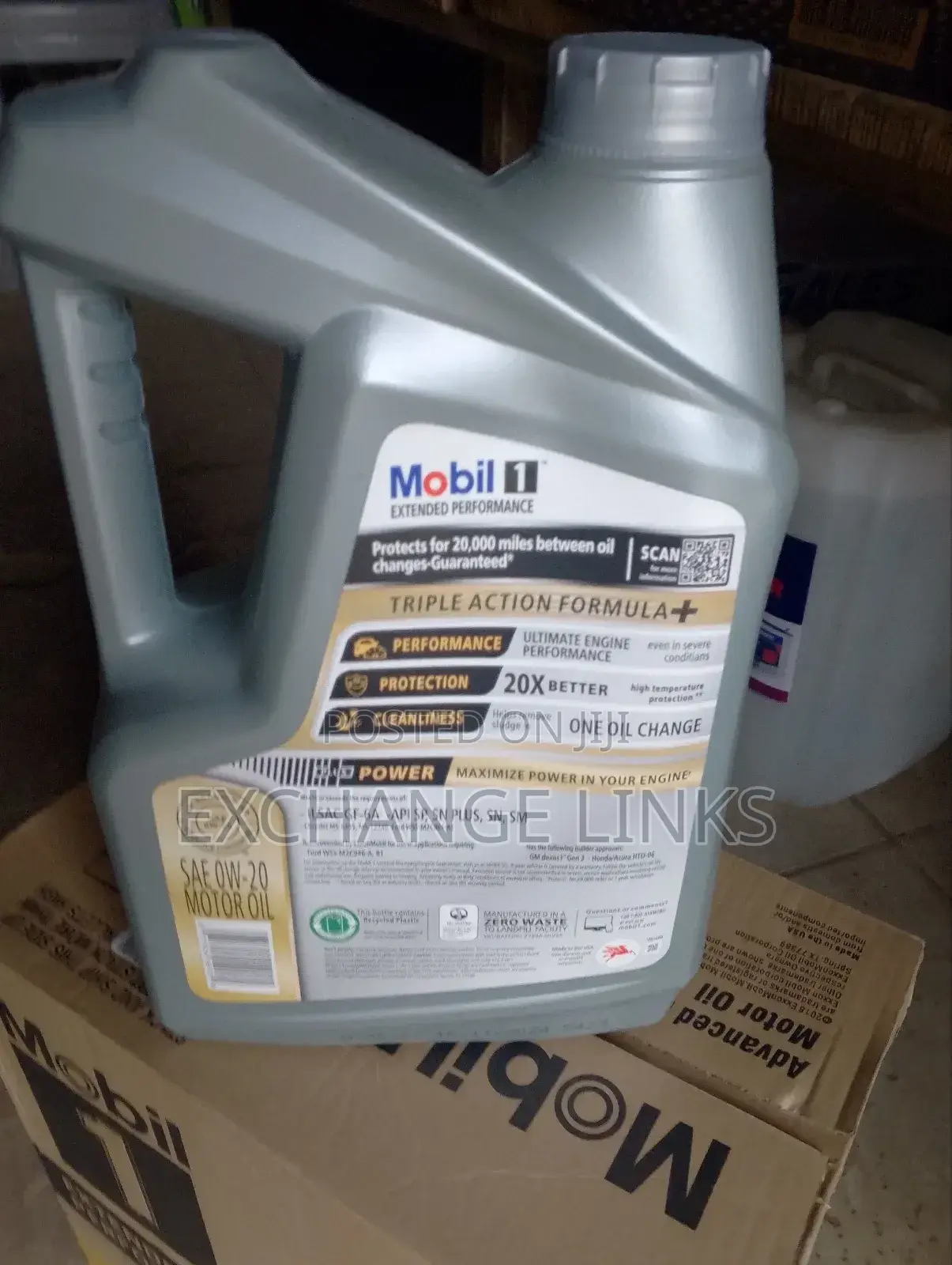 Mobil 1 Sae 5w-20 and 0w-20 5l Engine Oil