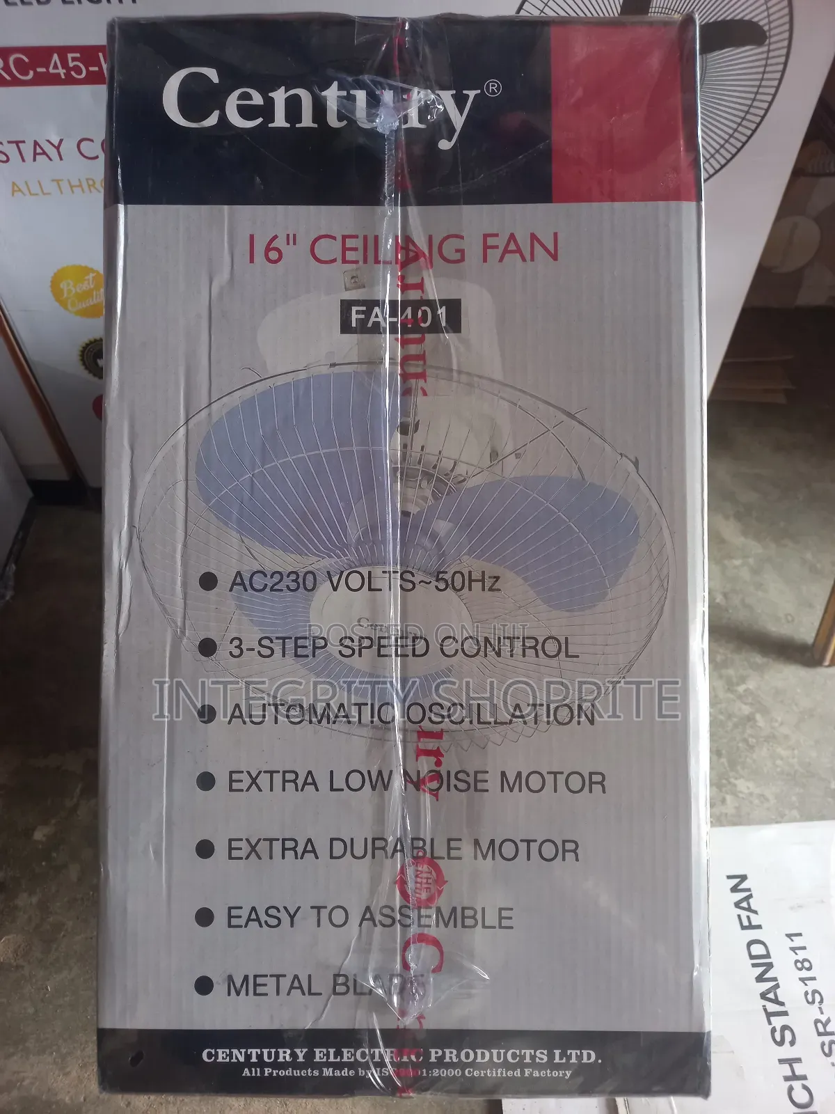 Century 16 Wall Fan