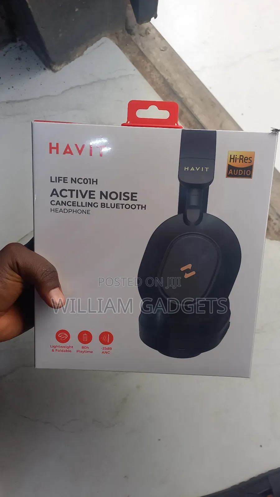 Havit Life Nco1h Active Noise Cancelling Bluetooth Headset