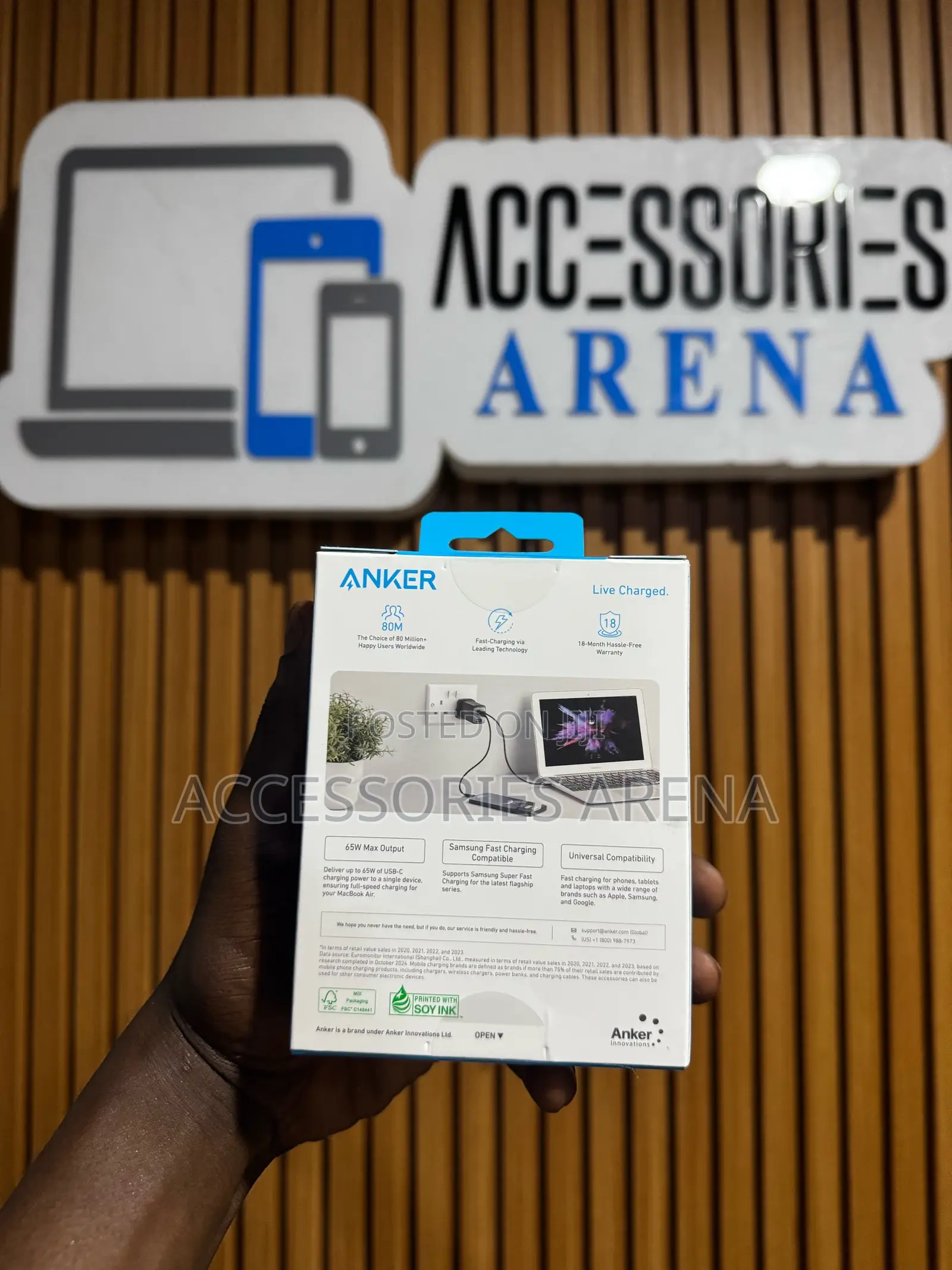 Anker 65w Charger (3-Port Gan)