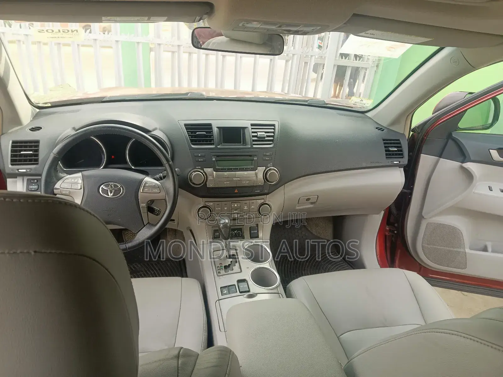 Toyota Highlander Sport 2009 Red
