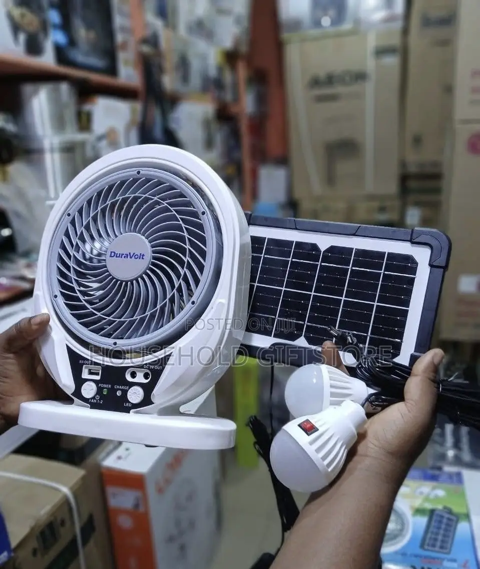 7 Inches 3in1 Duravolt Rechargeable Fan