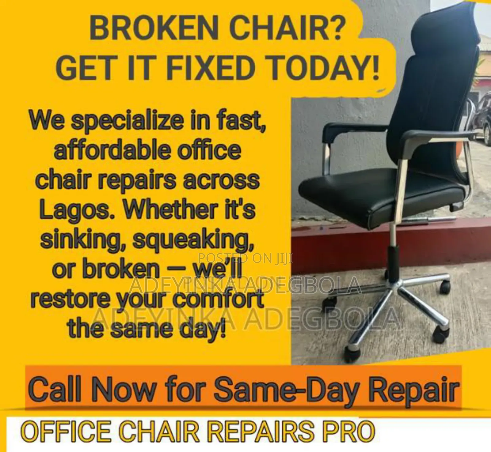 Office Chair Repair | Gas Lift, Wheels, Mechanism Fix