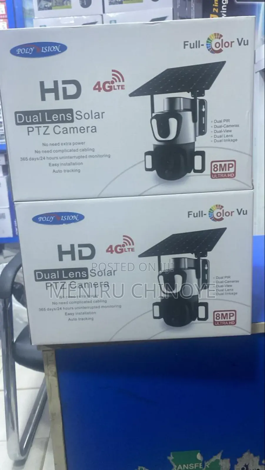 Dual Lens Solar PTZ Camera