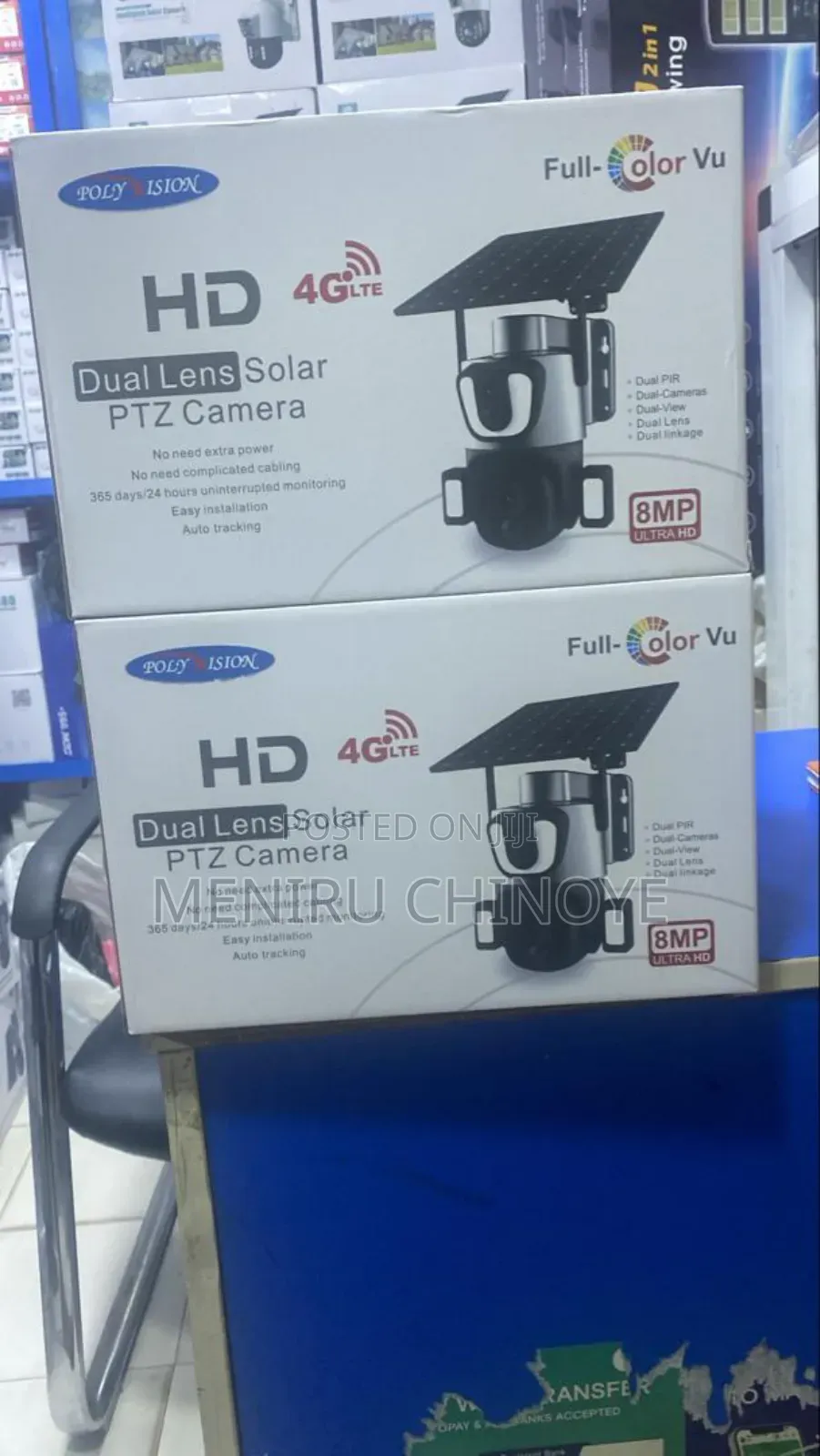 Dual Lens Solar PTZ Camera